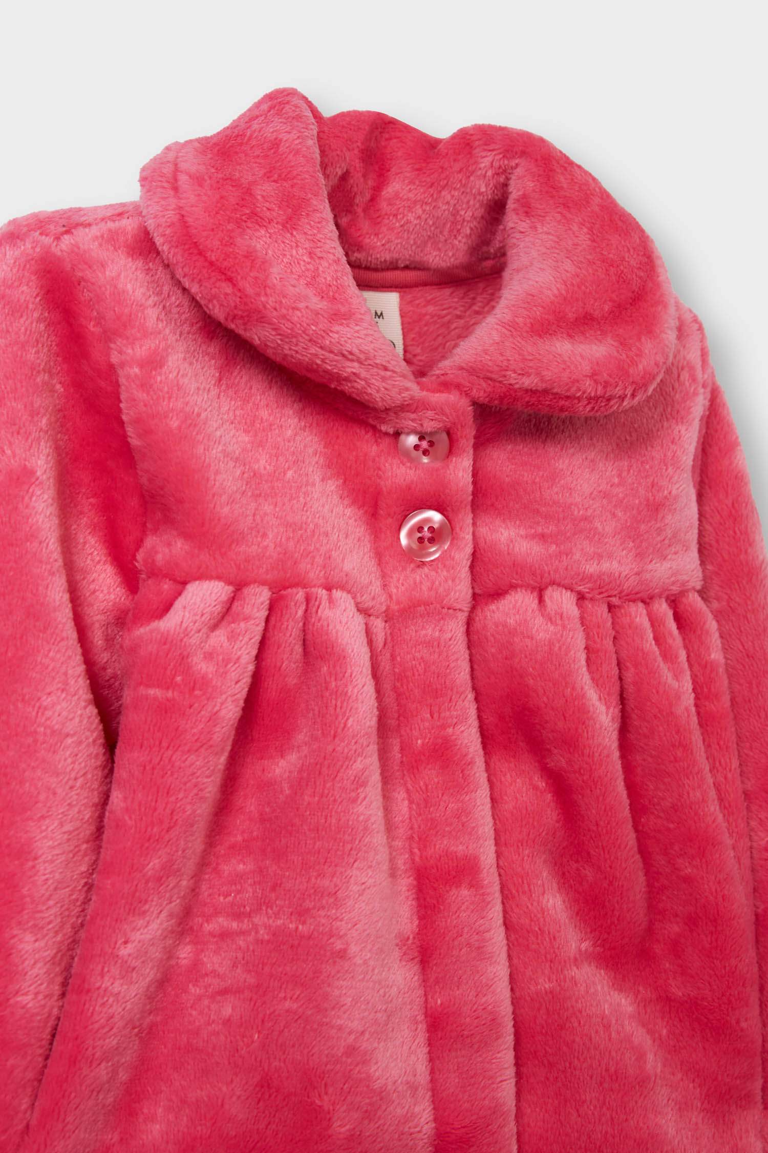 جاكيت قطيفة بيبي بناتي قصة عادية بأزرار