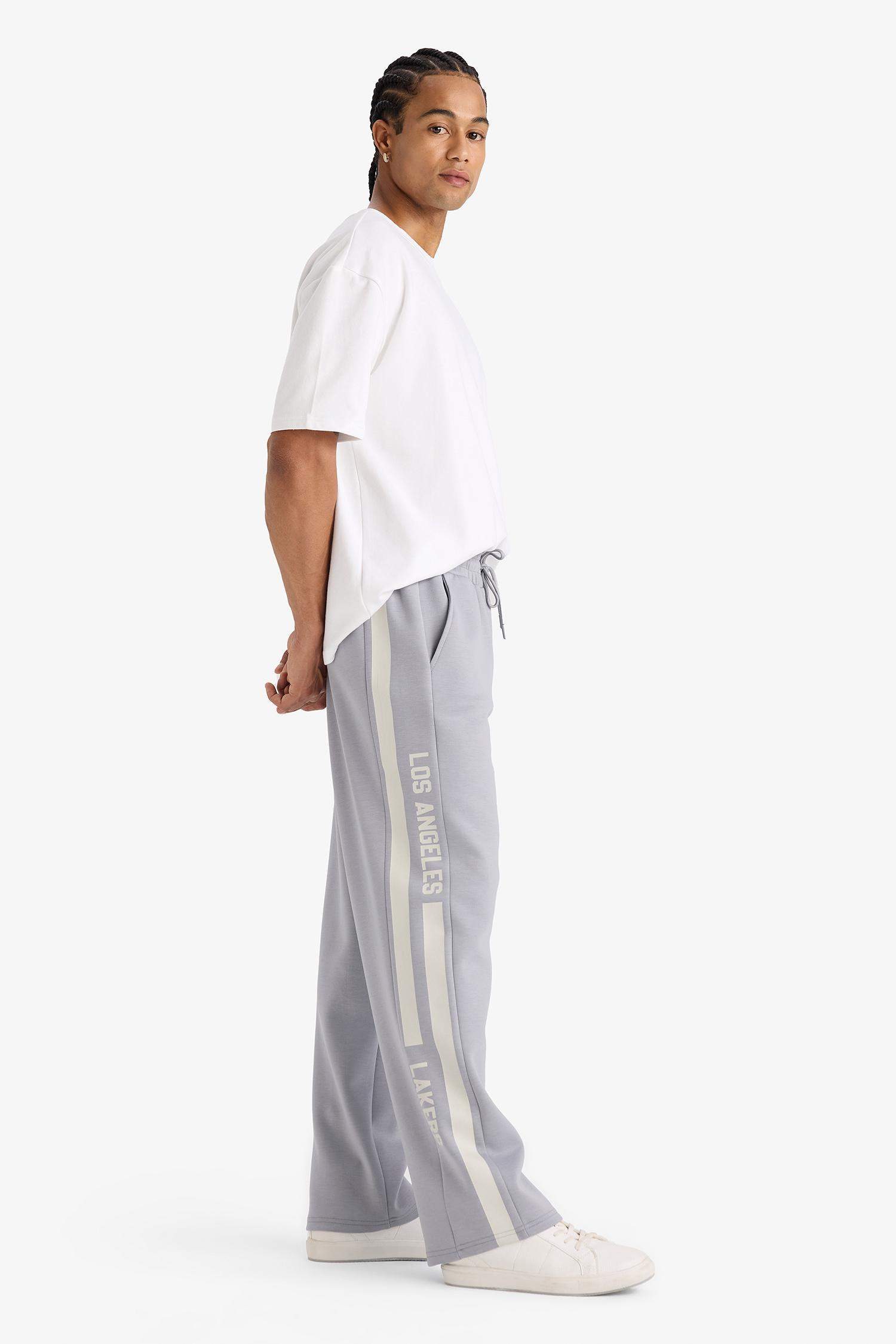 بنطلون جوجر قماش سكوبا قصة عادية من لوس أنجلوس ليكرز