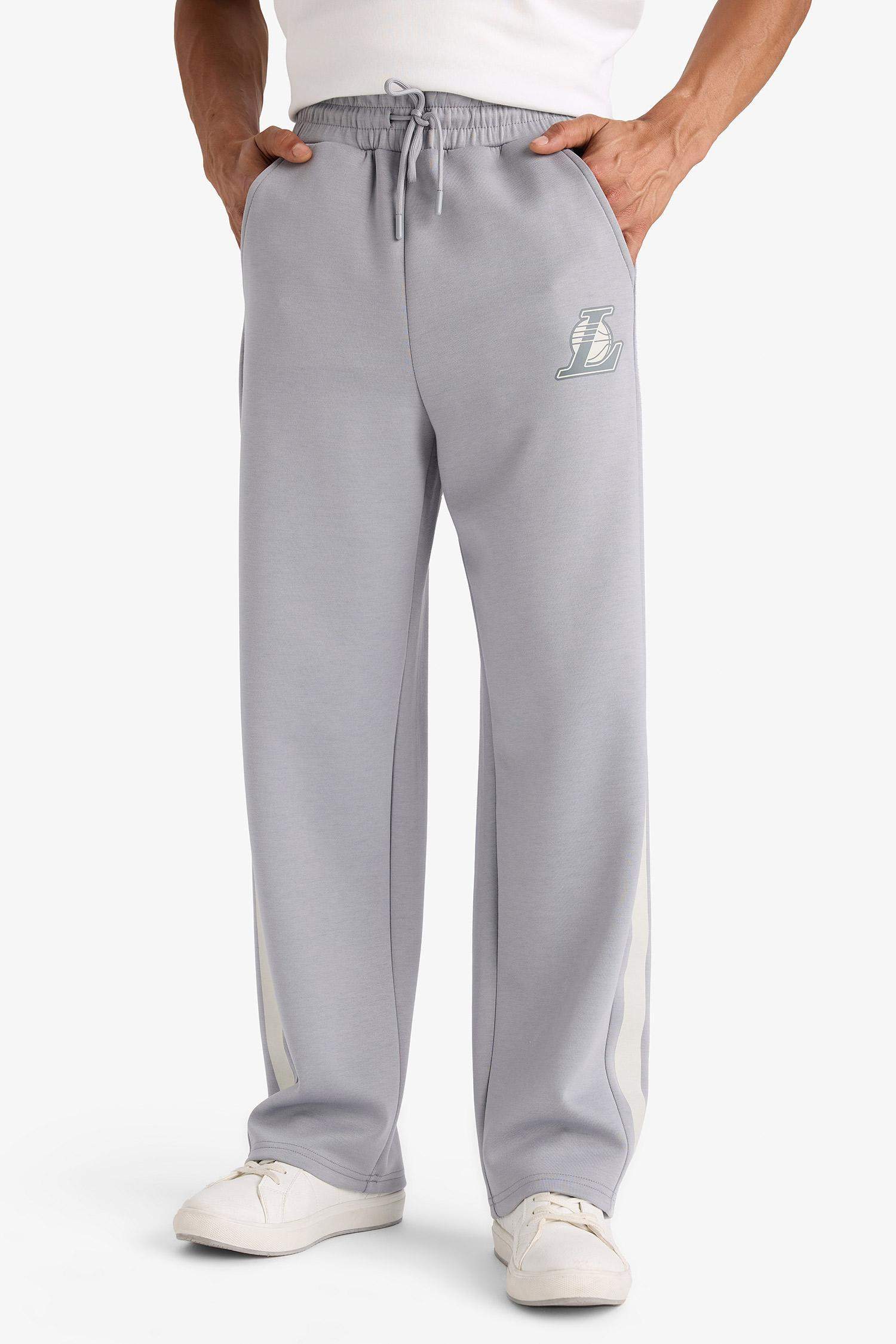 بنطلون جوجر قماش سكوبا قصة عادية من لوس أنجلوس ليكرز