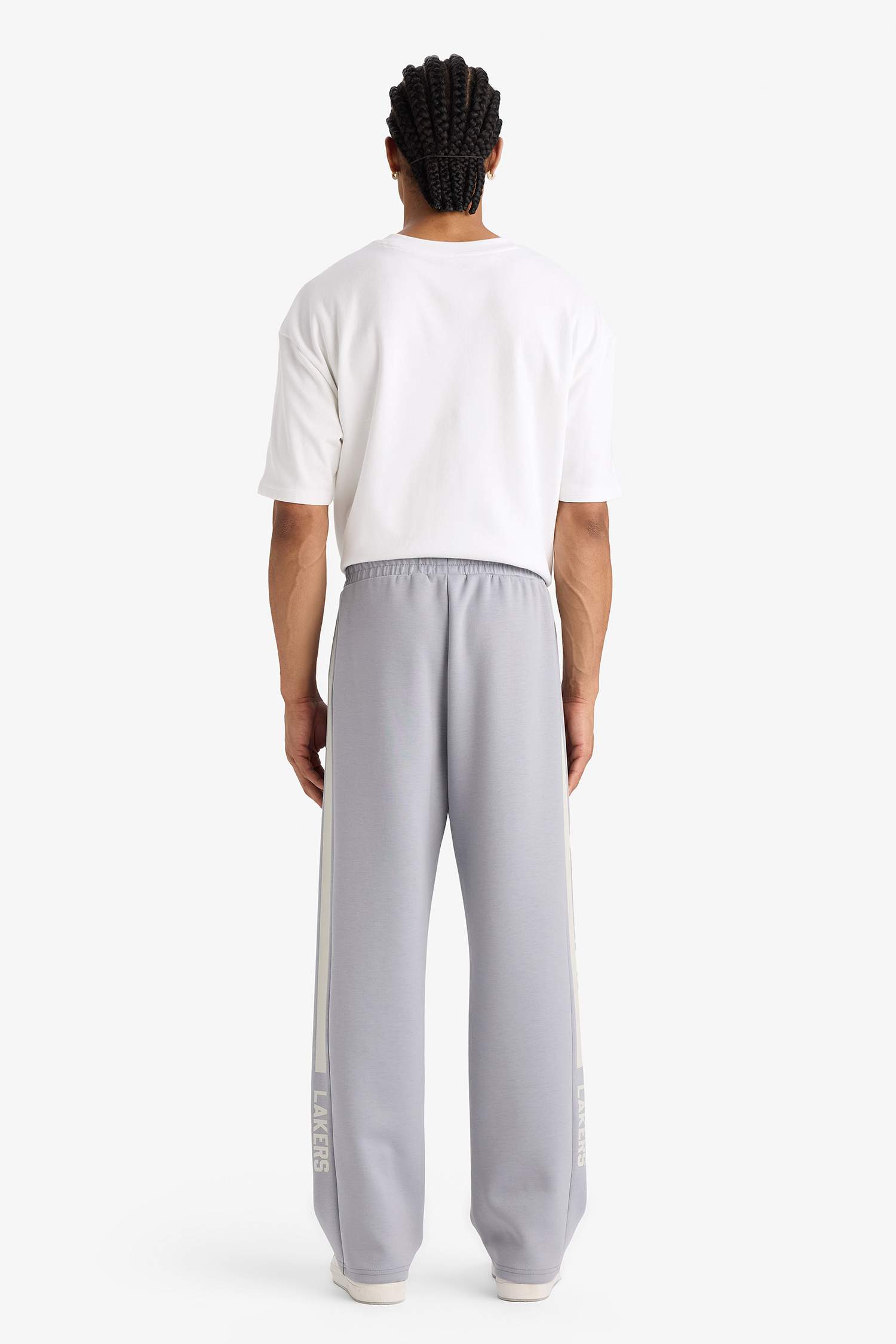 بنطلون جوجر قماش سكوبا قصة عادية من لوس أنجلوس ليكرز