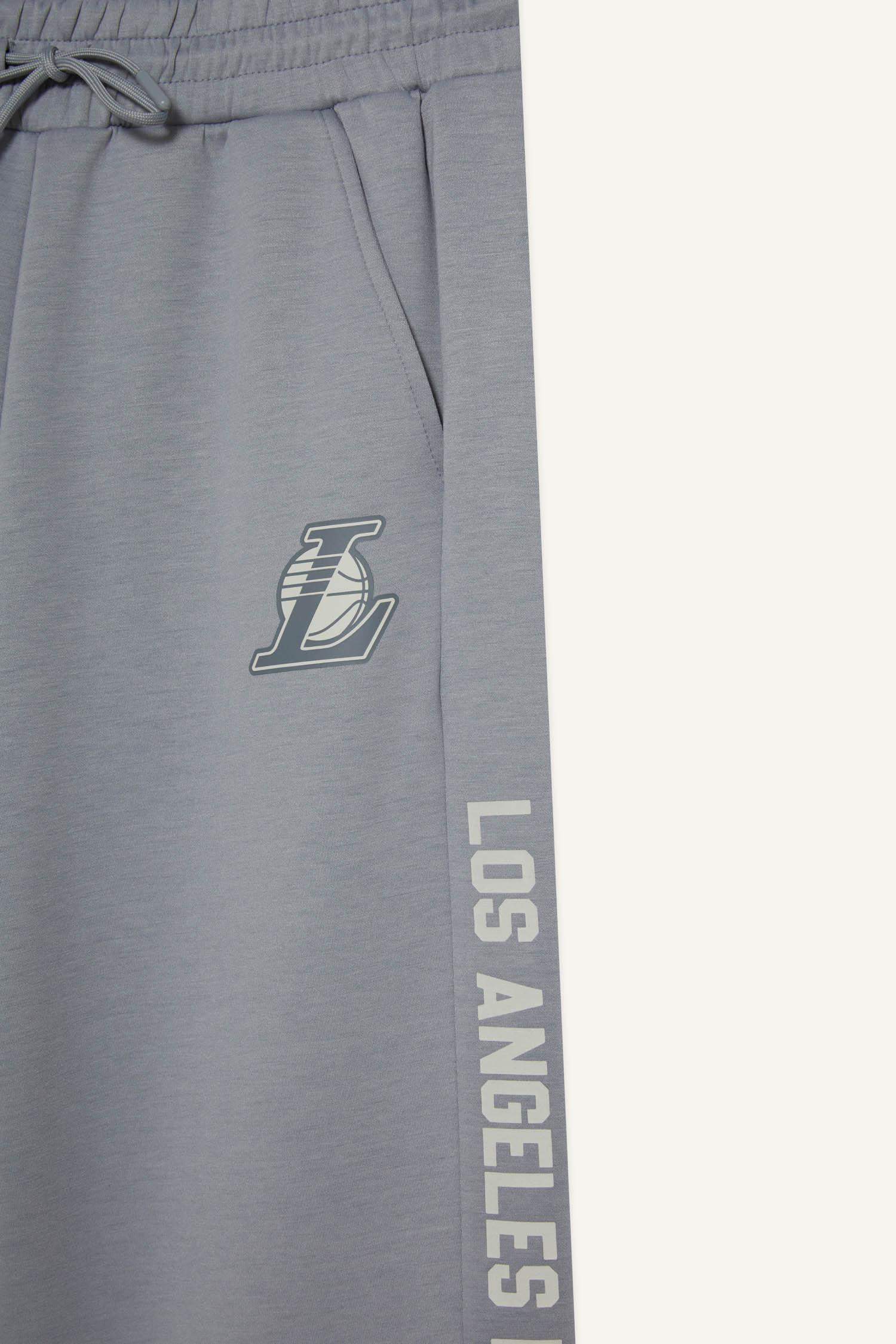 بنطلون جوجر قماش سكوبا قصة عادية من لوس أنجلوس ليكرز