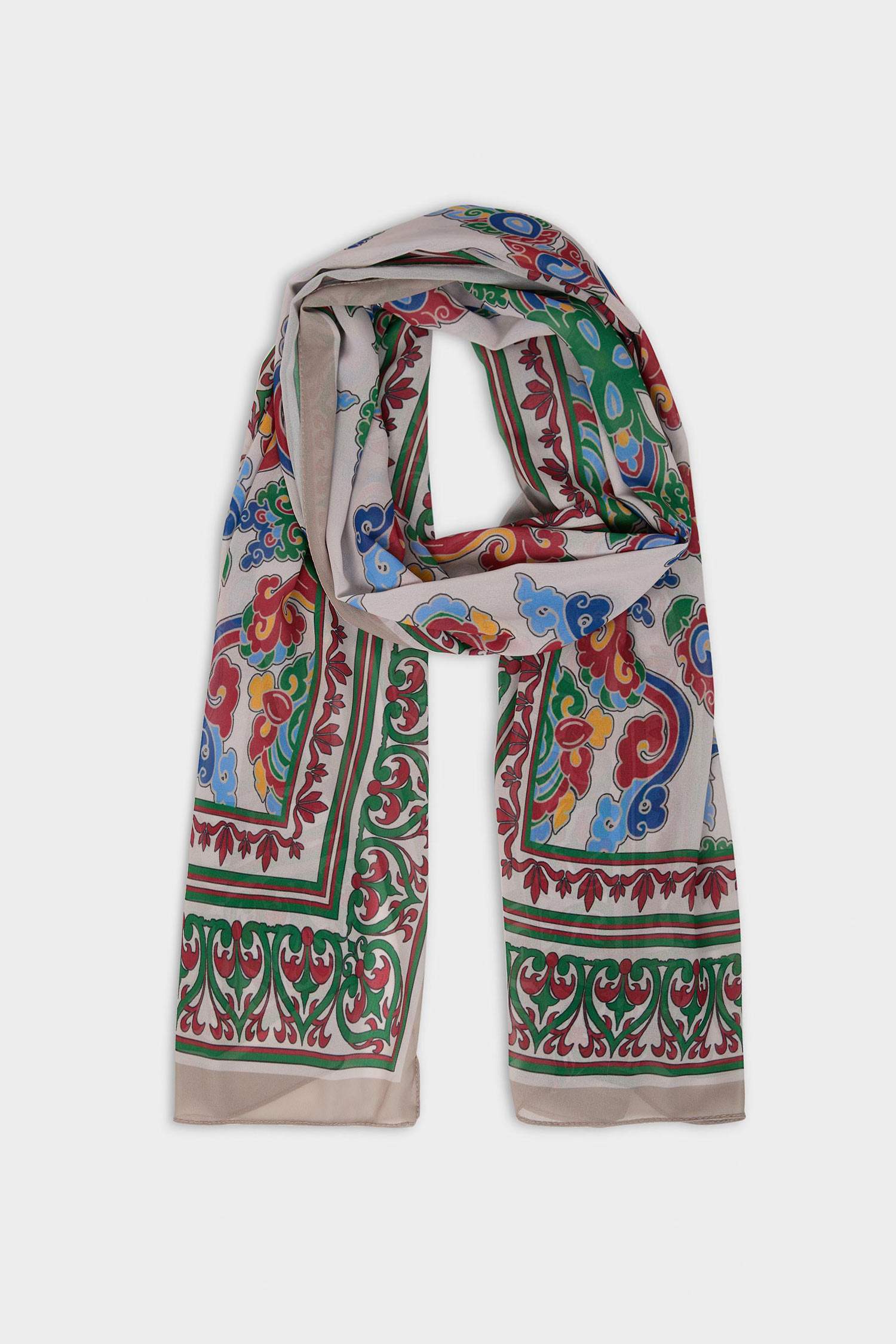 Woman Printed Hijab Shawl