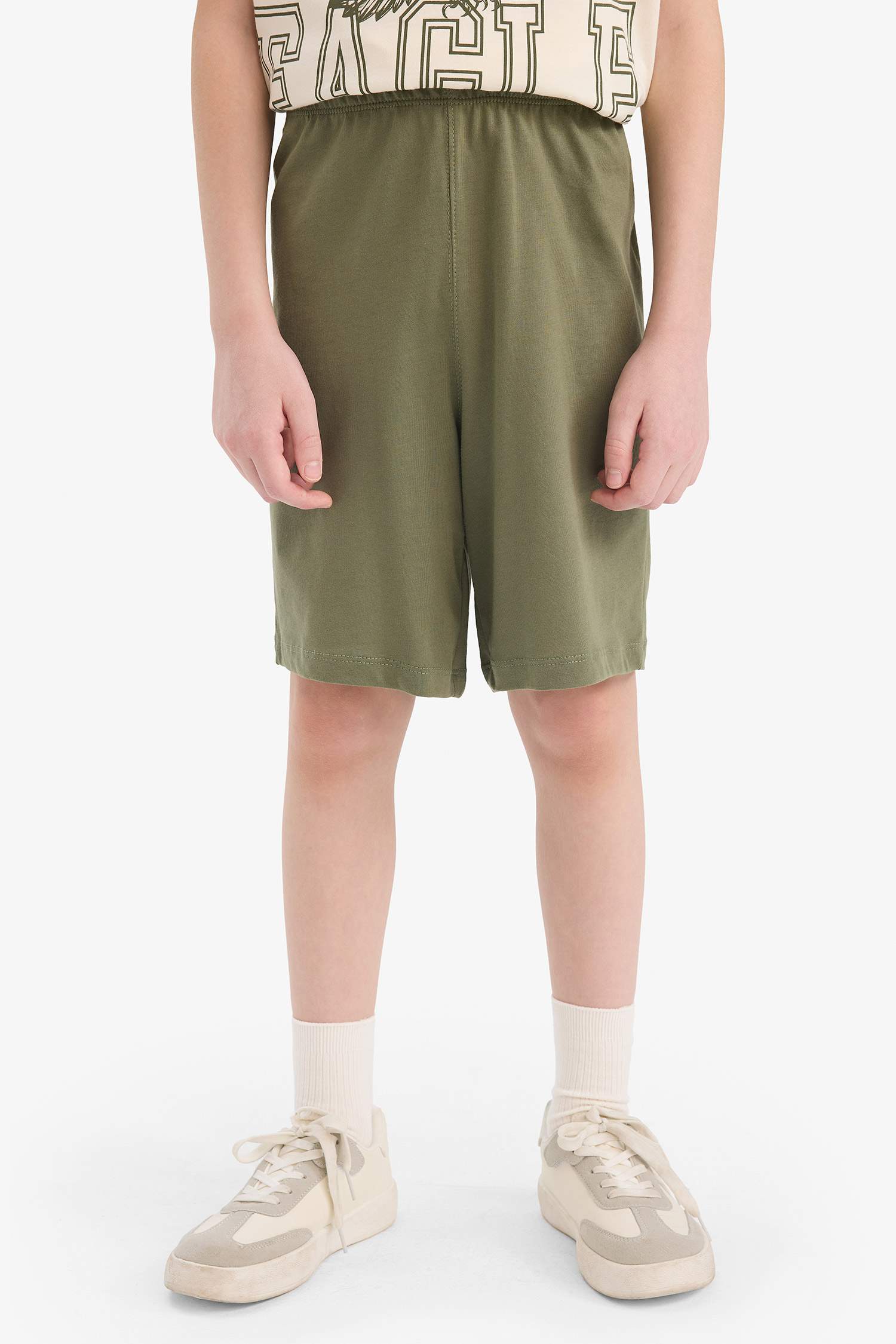 Erkek Çocuk 2'li Takım Baskılı Kısa Kollu Tişört Şort