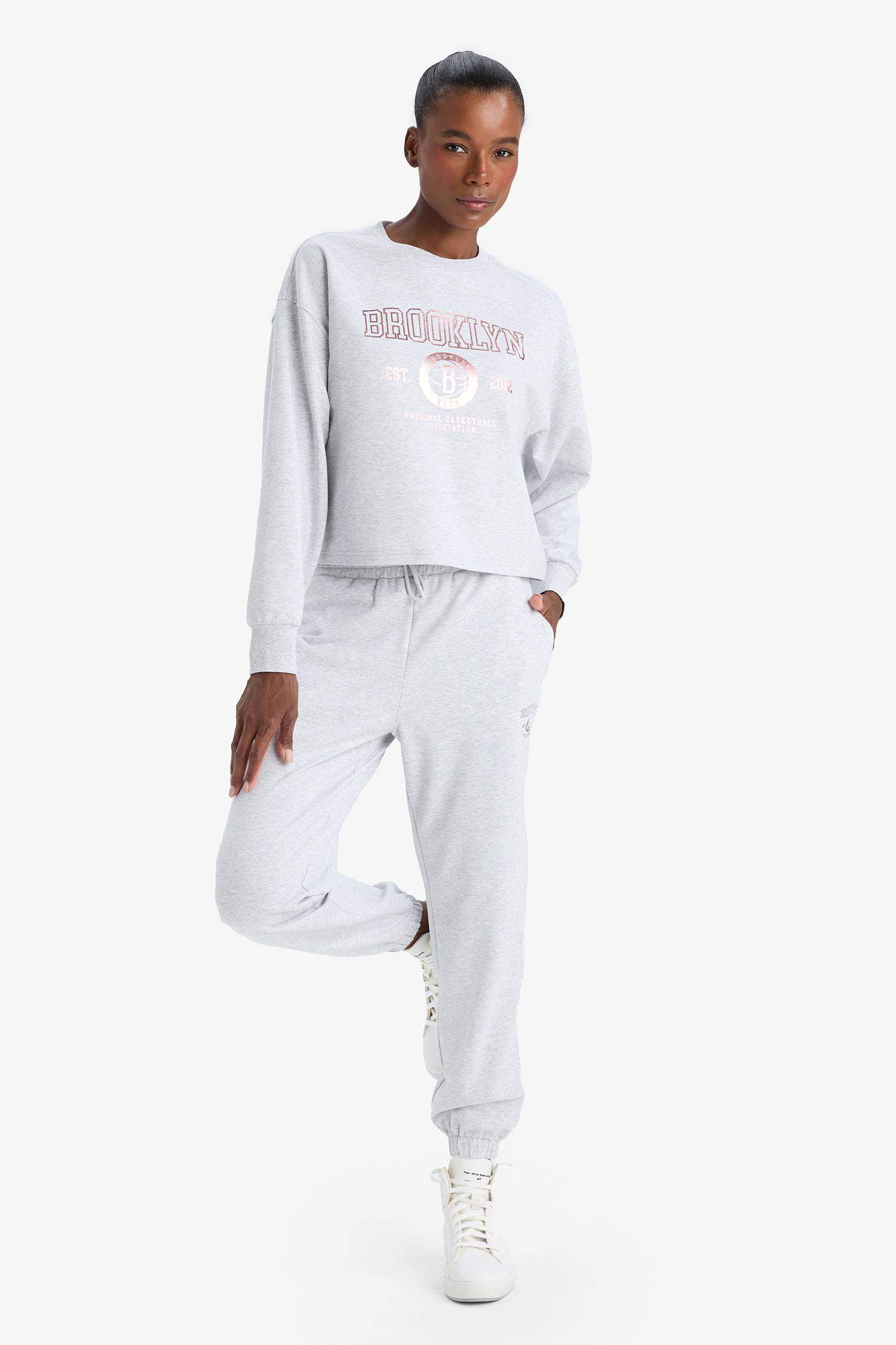 DeFactoFit NBA Brooklyn Nets Standard Fit Jogger Sweatpants