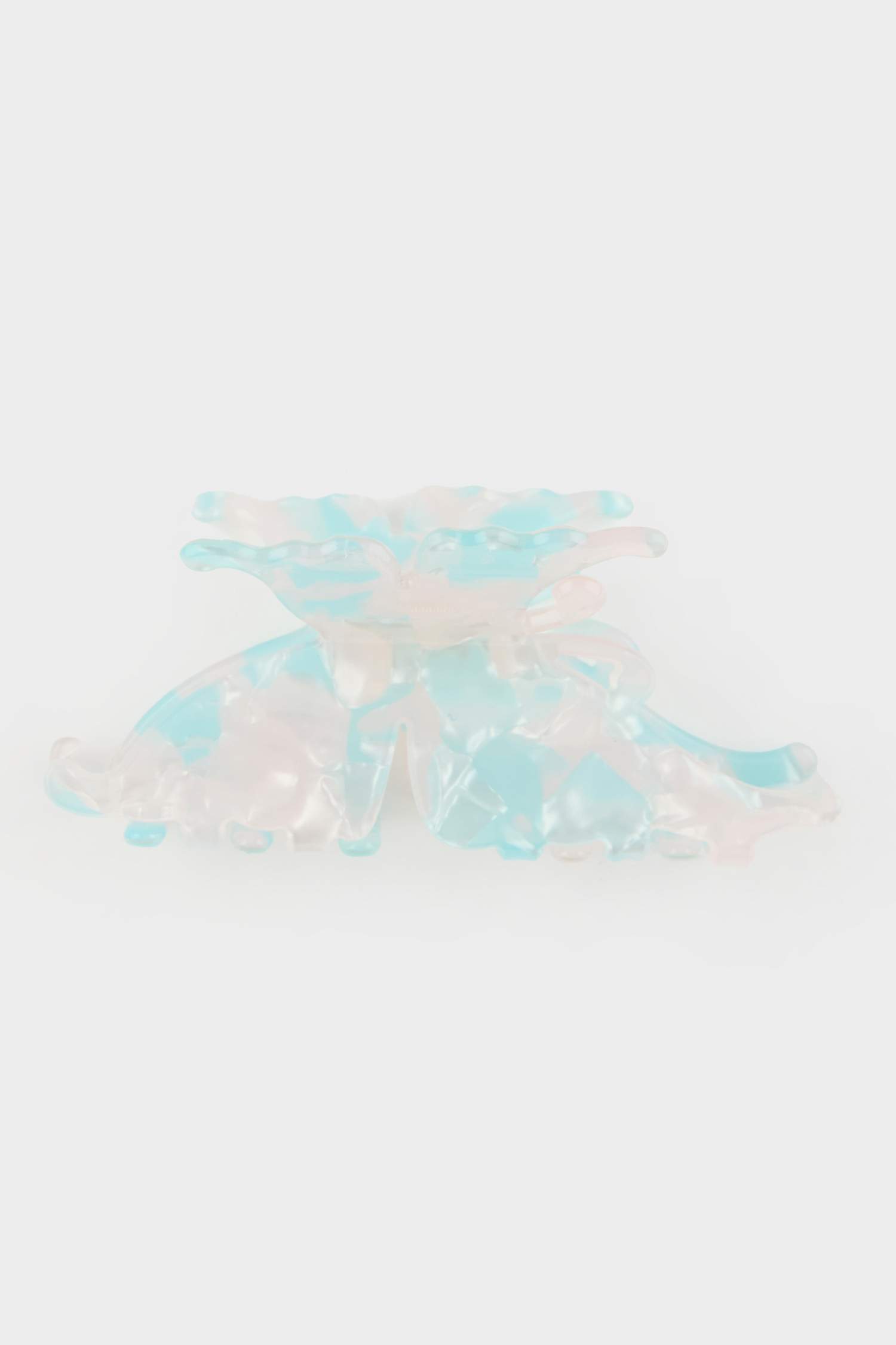 Woman Butterfly Motif Hair Clip