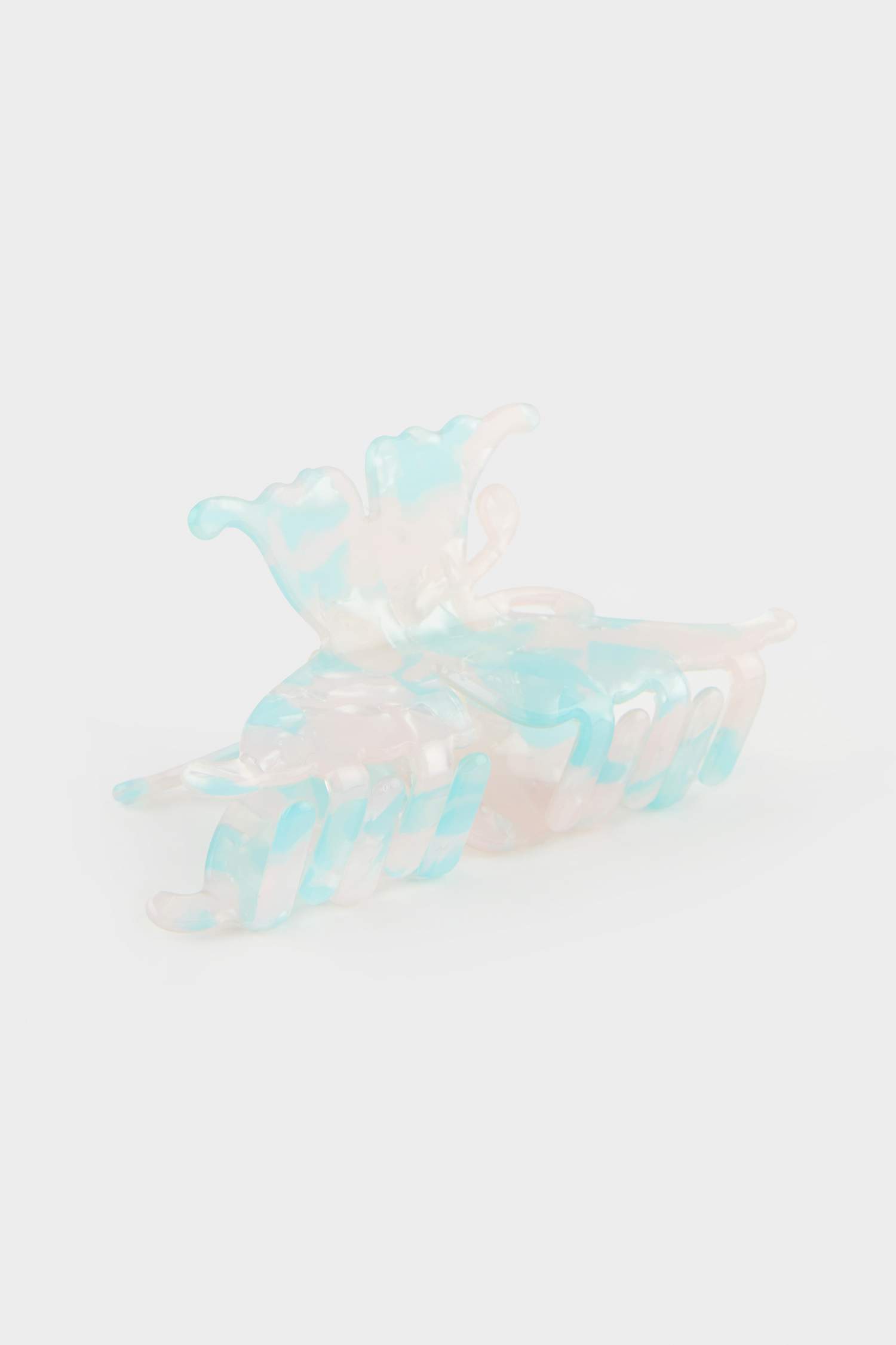 Woman Butterfly Motif Hair Clip