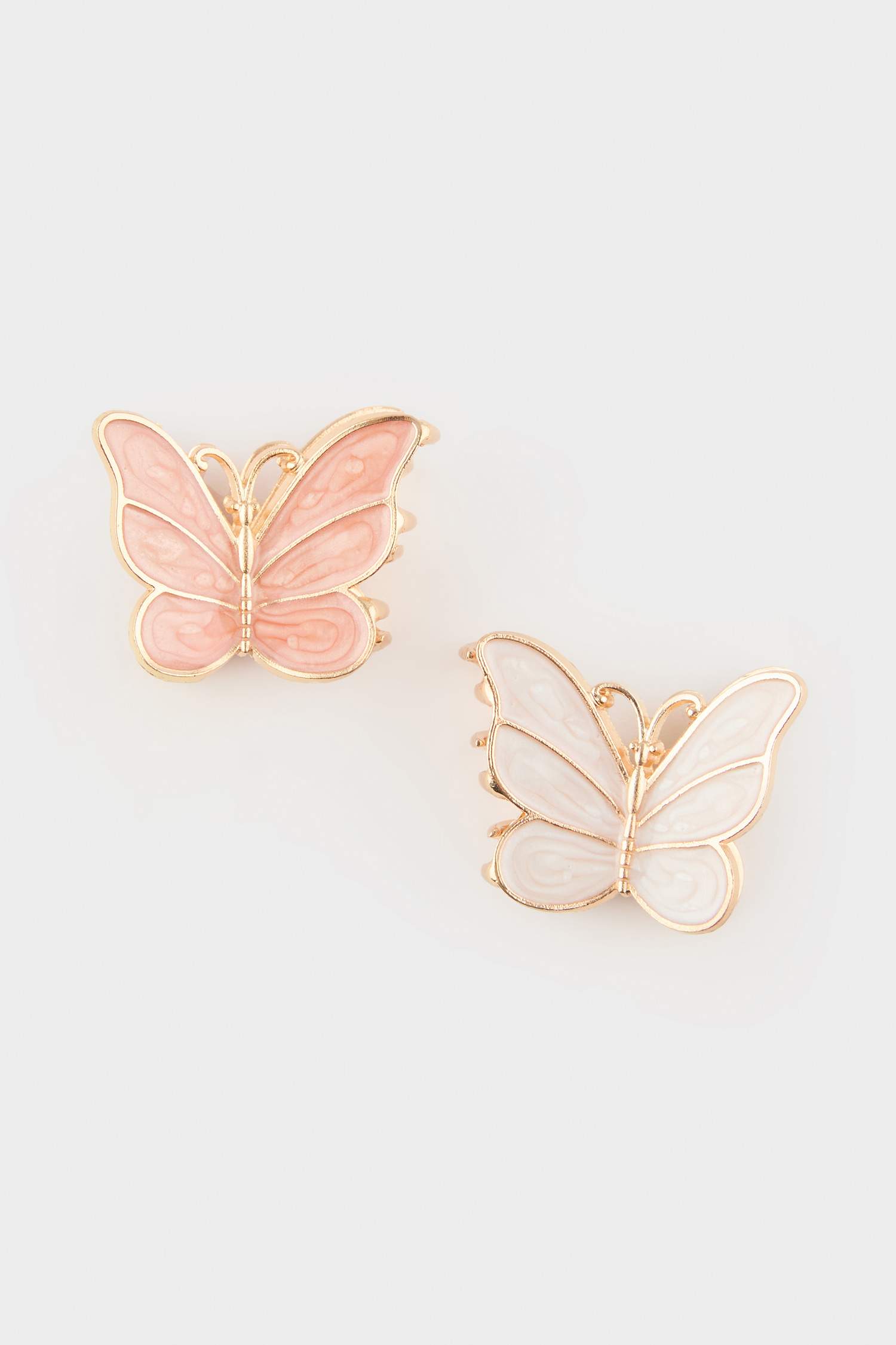Lot de 2 Pinces cheveux motif papillon pour femme