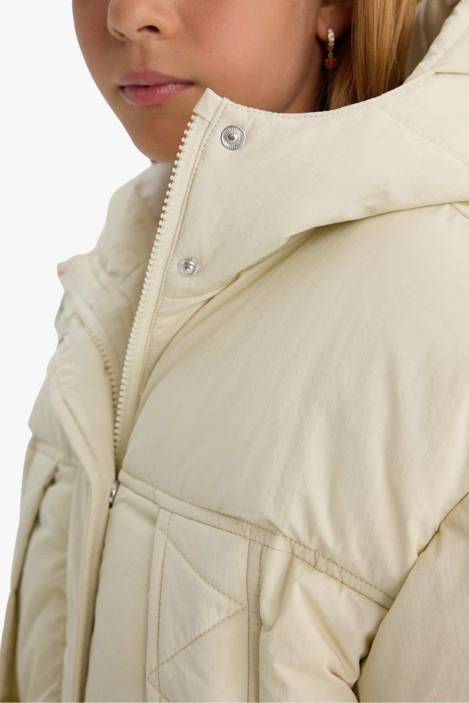 Girl Hooded Waterproof Coat