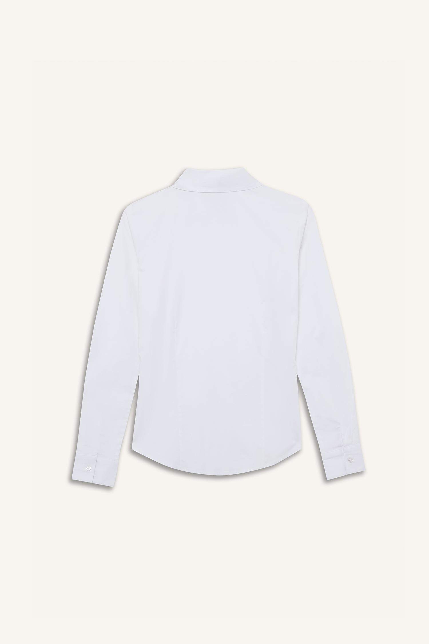 Рубашка из бенгалина Fitted с длинным рукавом