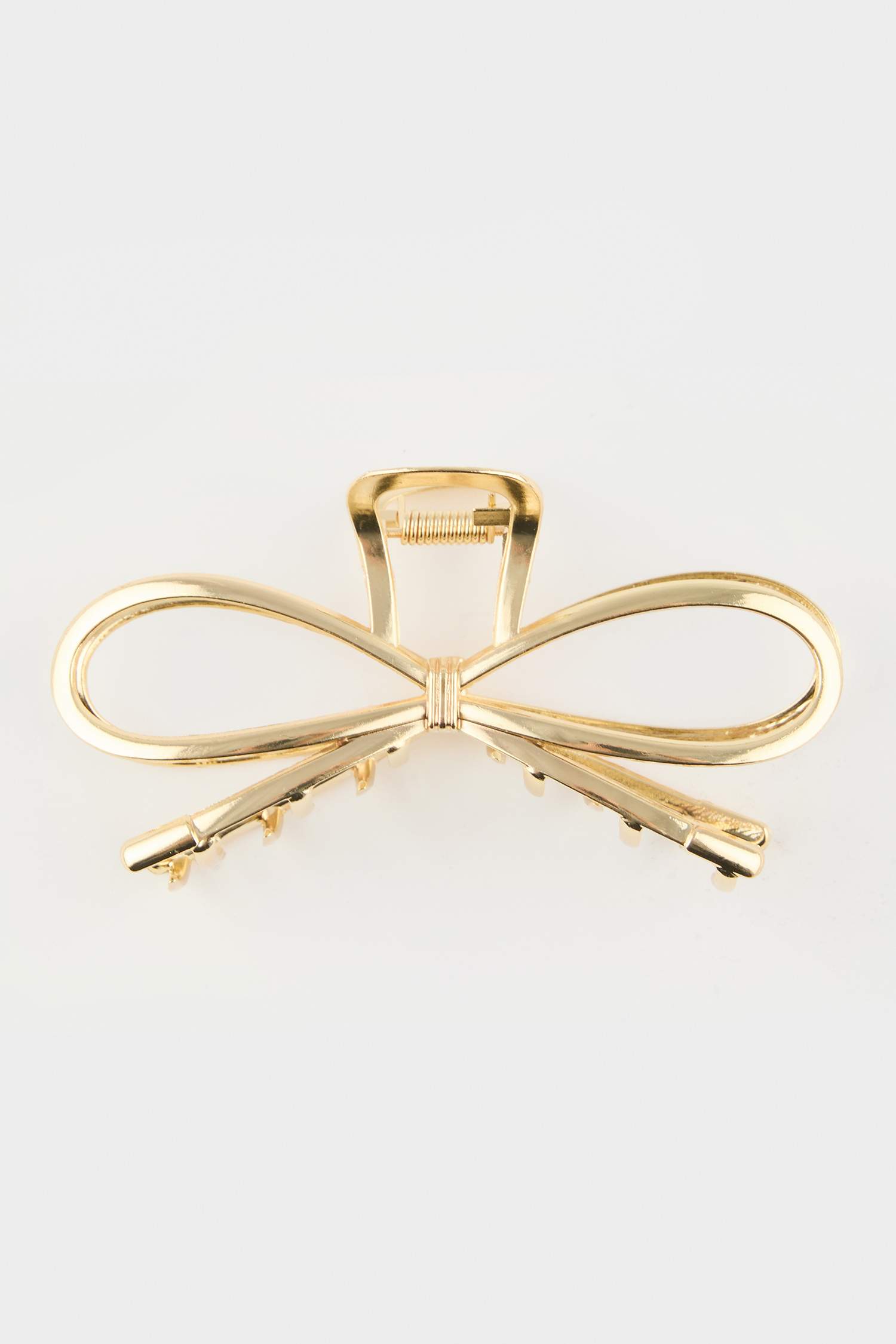 Kadın Gold Kurdele Motifli Mandal Toka