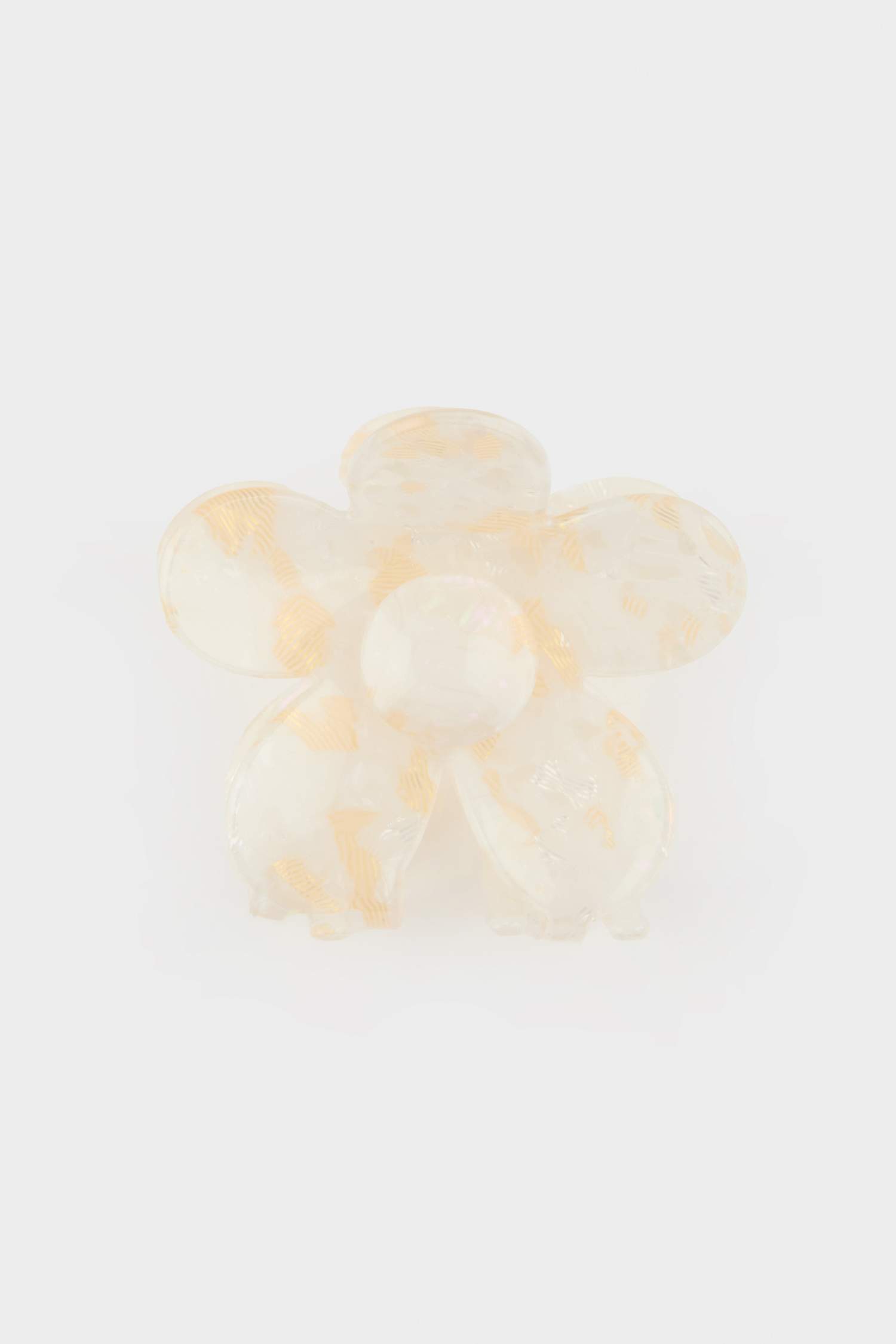 Kadın Çiçek Motifli Mandal Toka