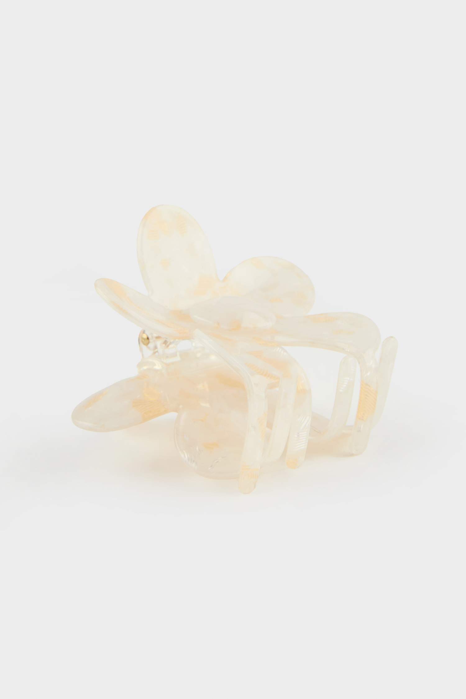 Kadın Çiçek Motifli Mandal Toka