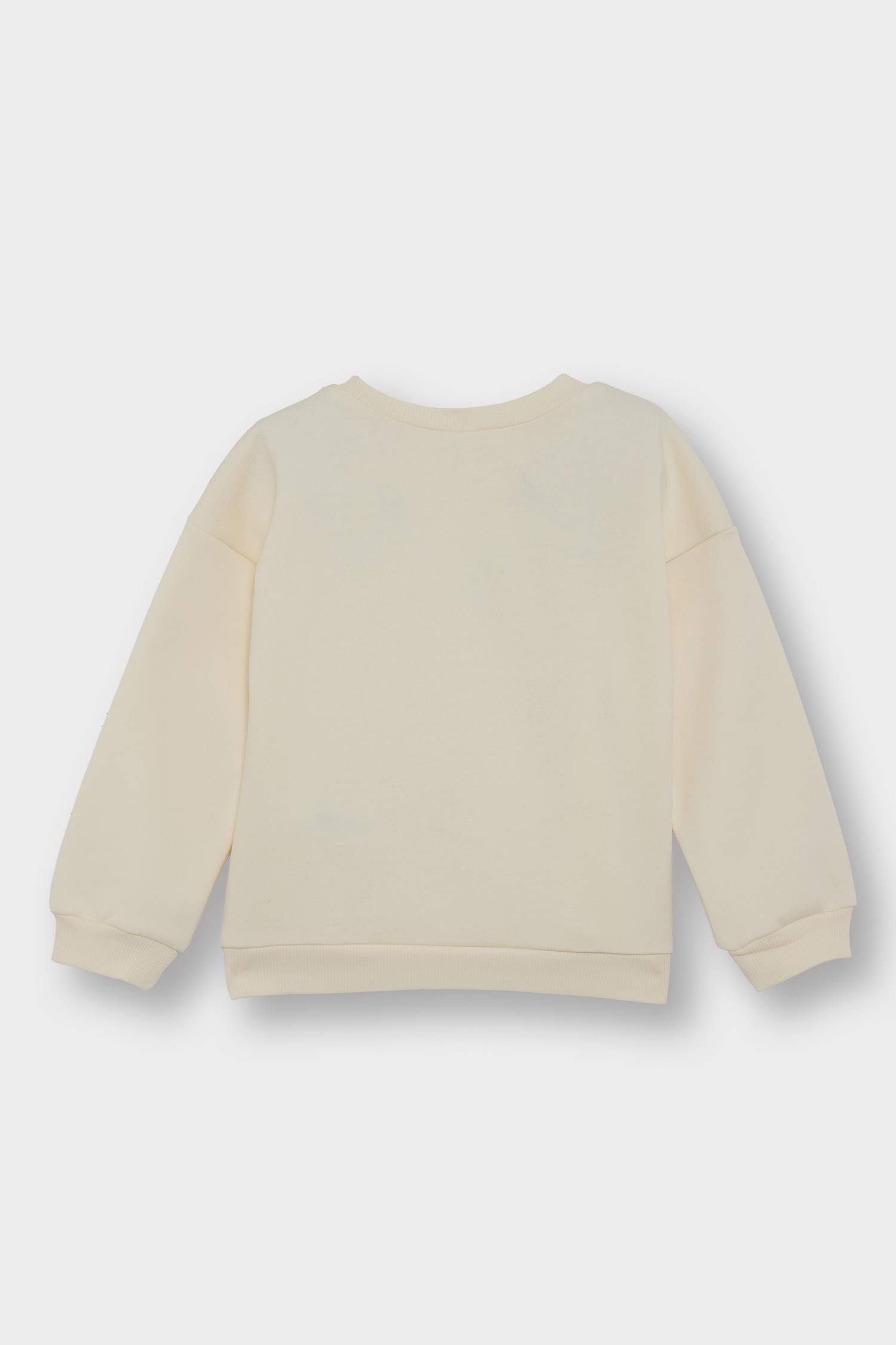 Baby Girl Crew Neck Ballerina Printed Sweatshirt