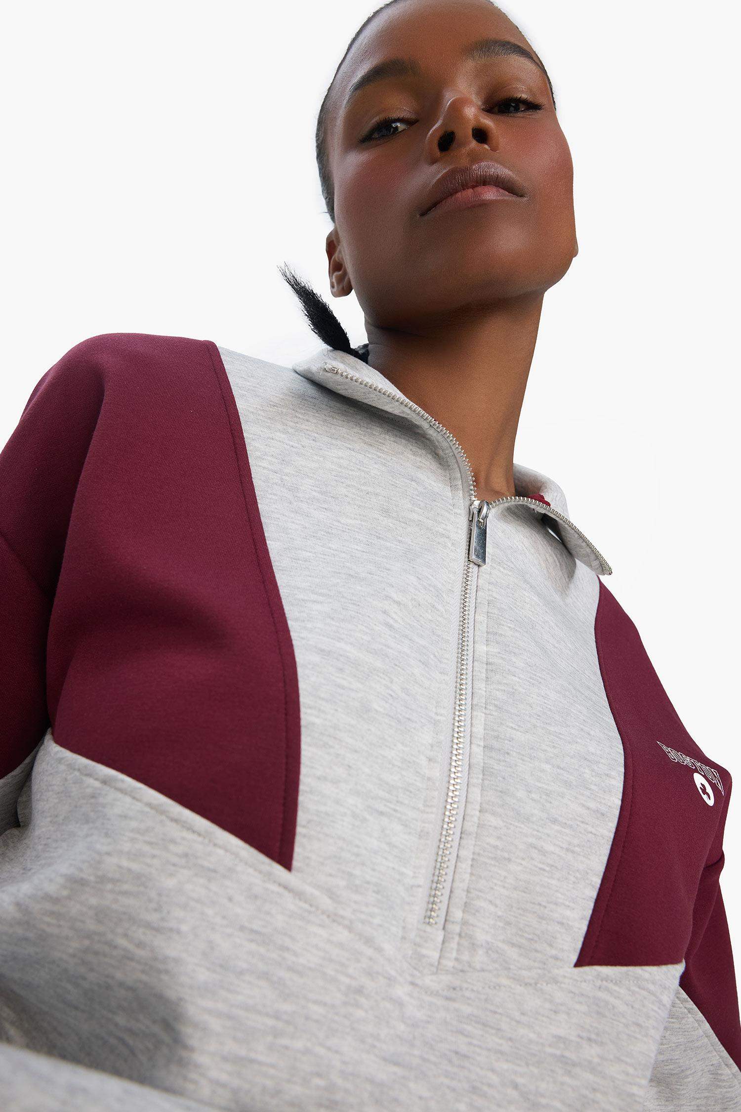 DeFactoFit NBA Boston Celtics Oversize Fit Scuba Fabric Sports Sweatshirt