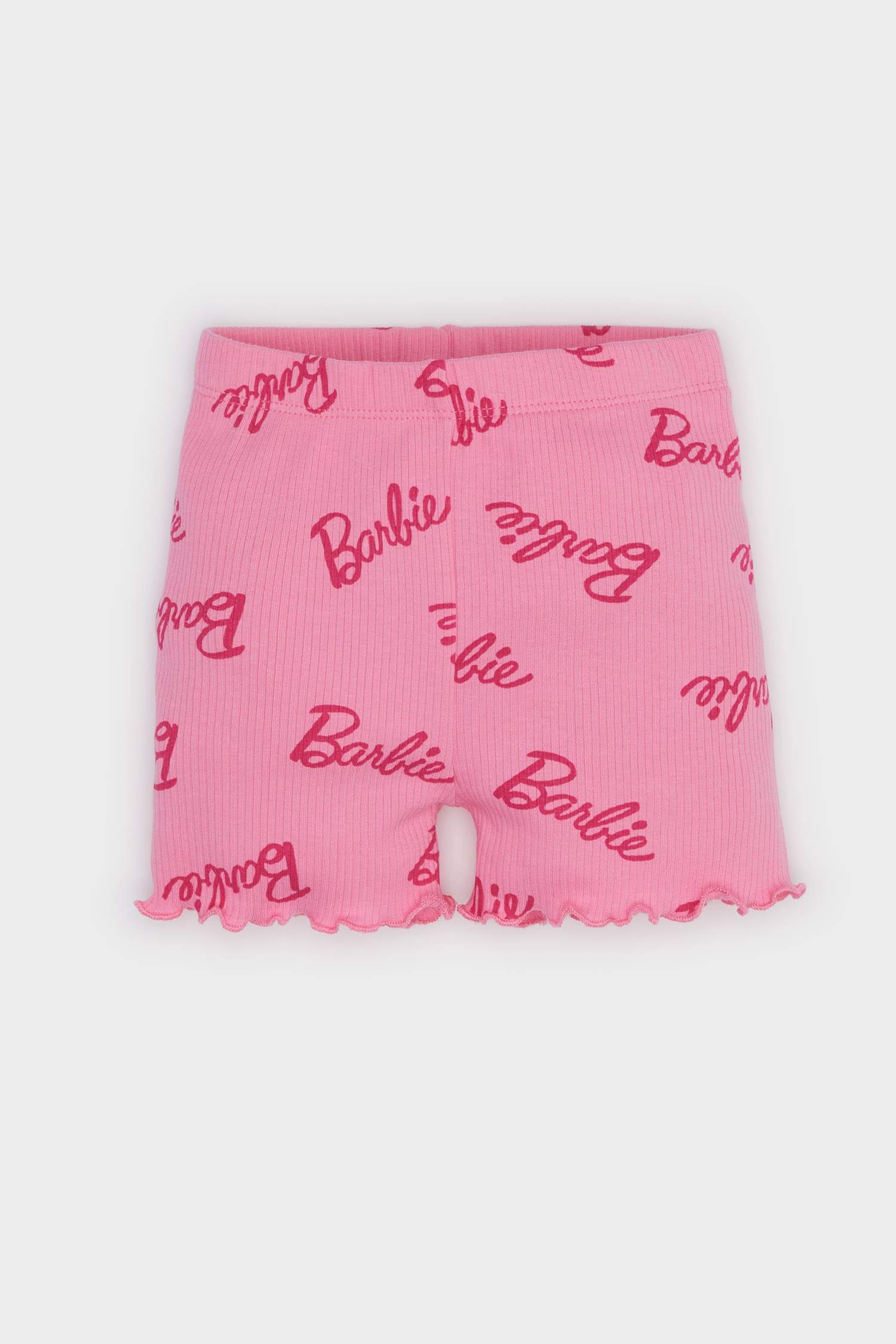 Baby Girl Barbie Biker Corduroy Shorts