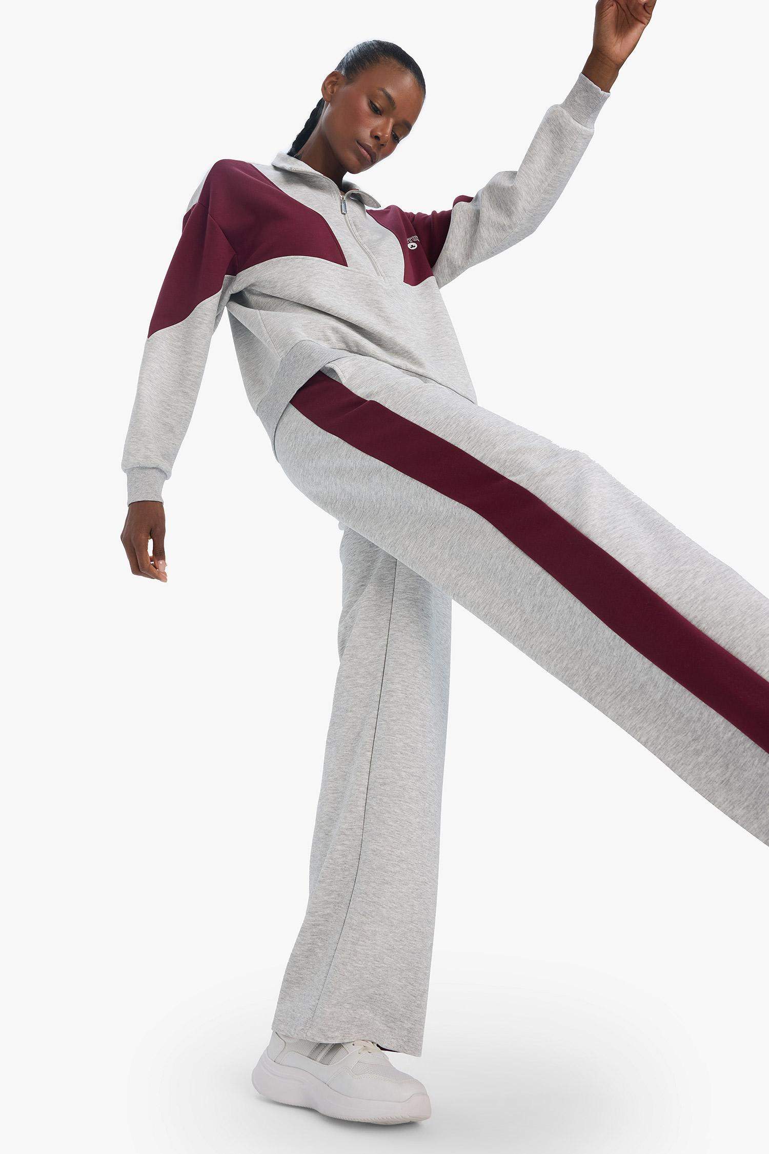 NBA Boston Celtics Wide Leg Geniş Paça Cepli Standart Boy Skuba Dalgıç Kumaş Eşofman Altı