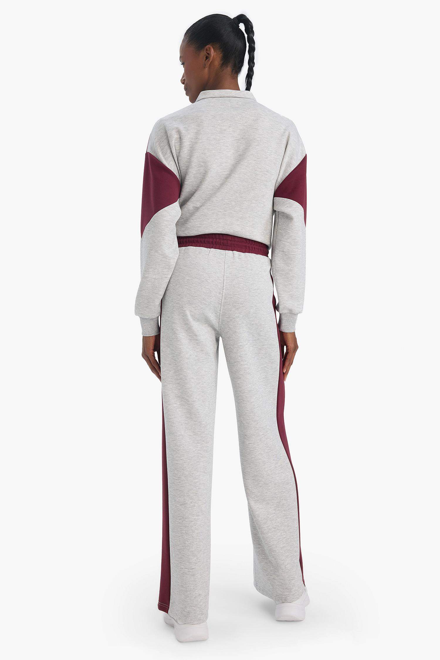 NBA Boston Celtics Wide Leg Geniş Paça Cepli Standart Boy Skuba Dalgıç Kumaş Eşofman Altı