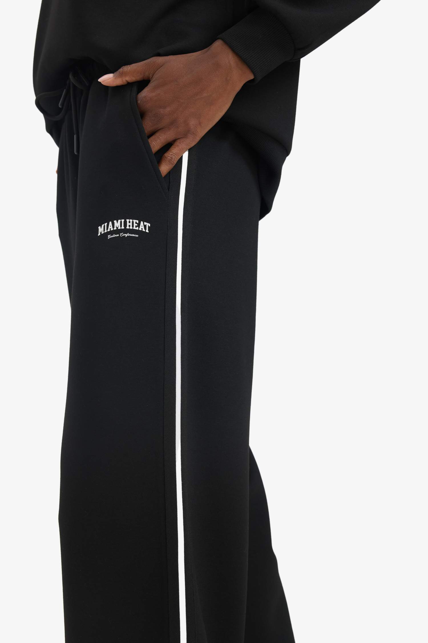 DeFactoFit NBA Miami Heat Wide Leg Scuba Fabric Sports Sweatpants