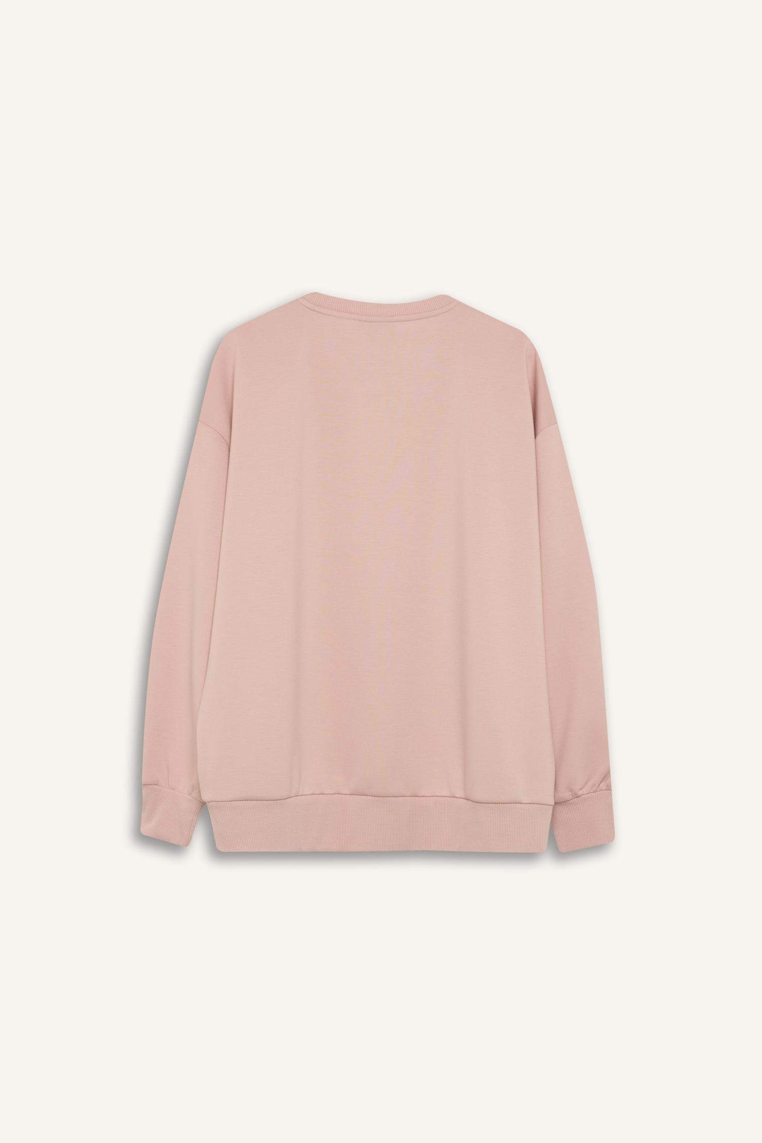 DeFactoFit NBA Boston Celtics Oversize Fit Scuba Fabric Sports Sweatshirt