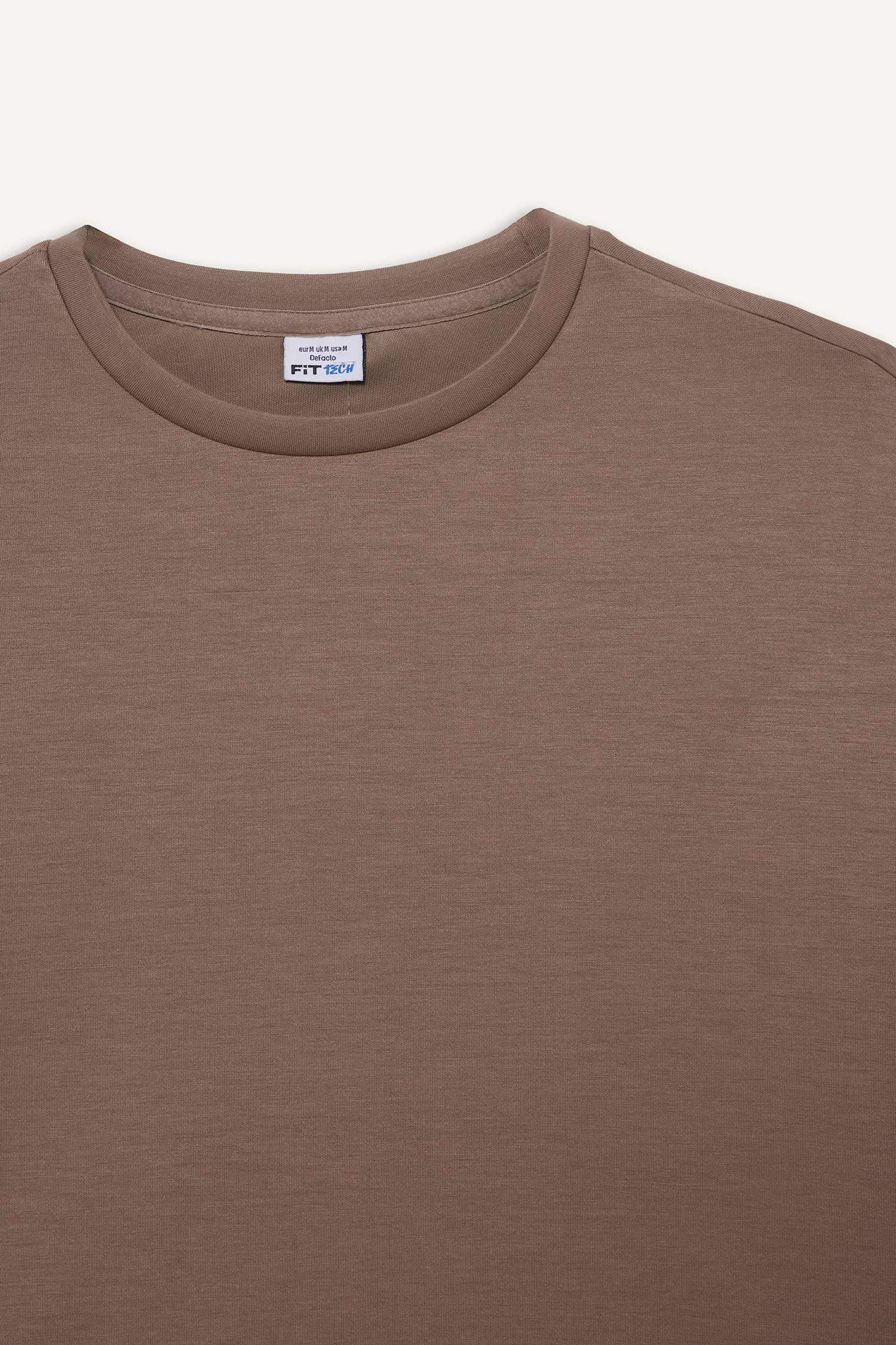 Sweat de sport oversize à col rond en modal de DeFactoFit