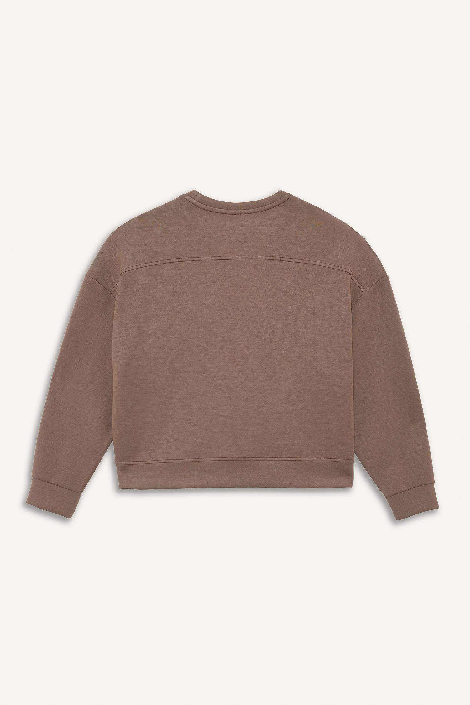 Sweat de sport oversize à col rond en modal de DeFactoFit