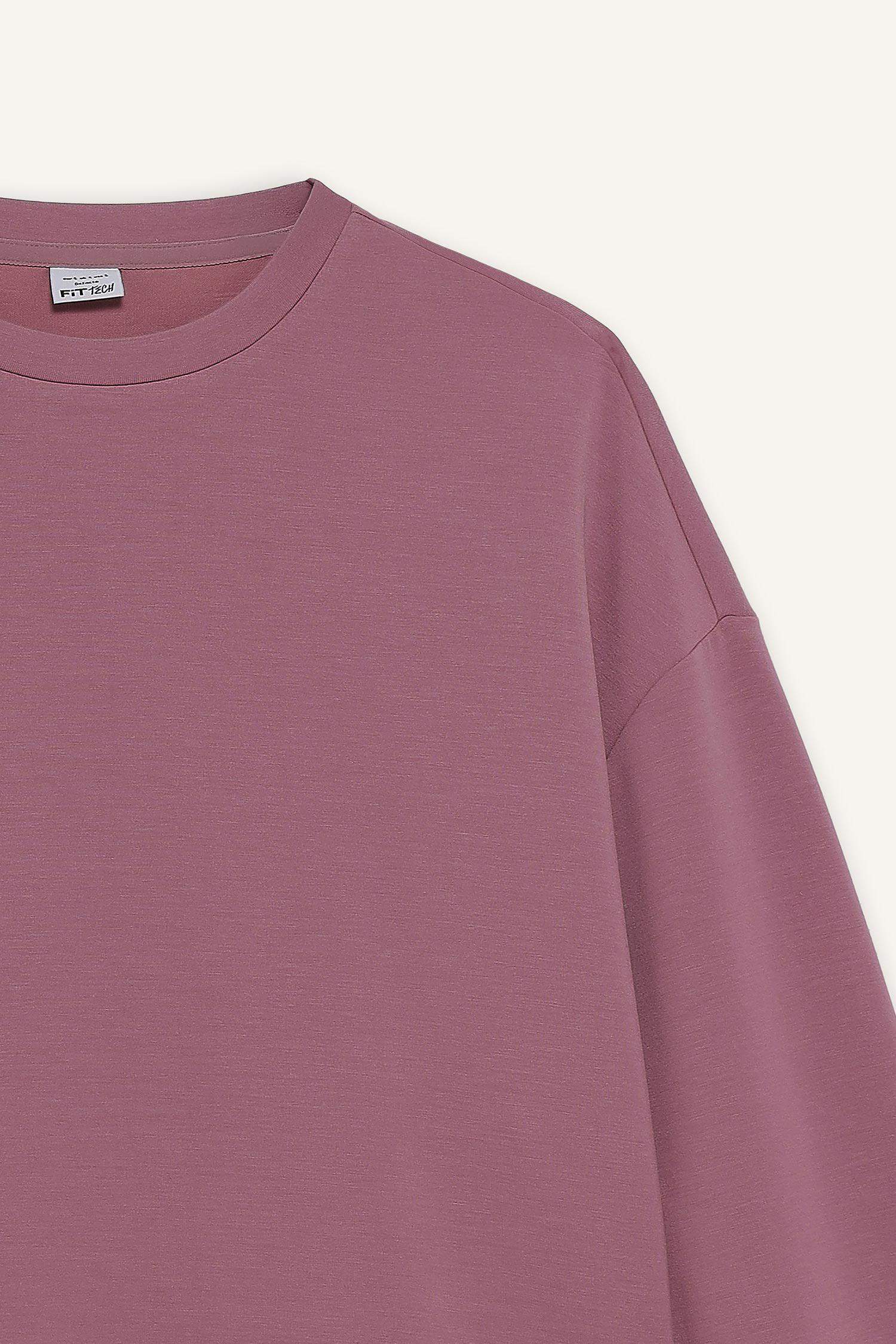 Oversize Geniş Kalıp Bisiklet Yaka Modal Ultra Soft Sweatshirt