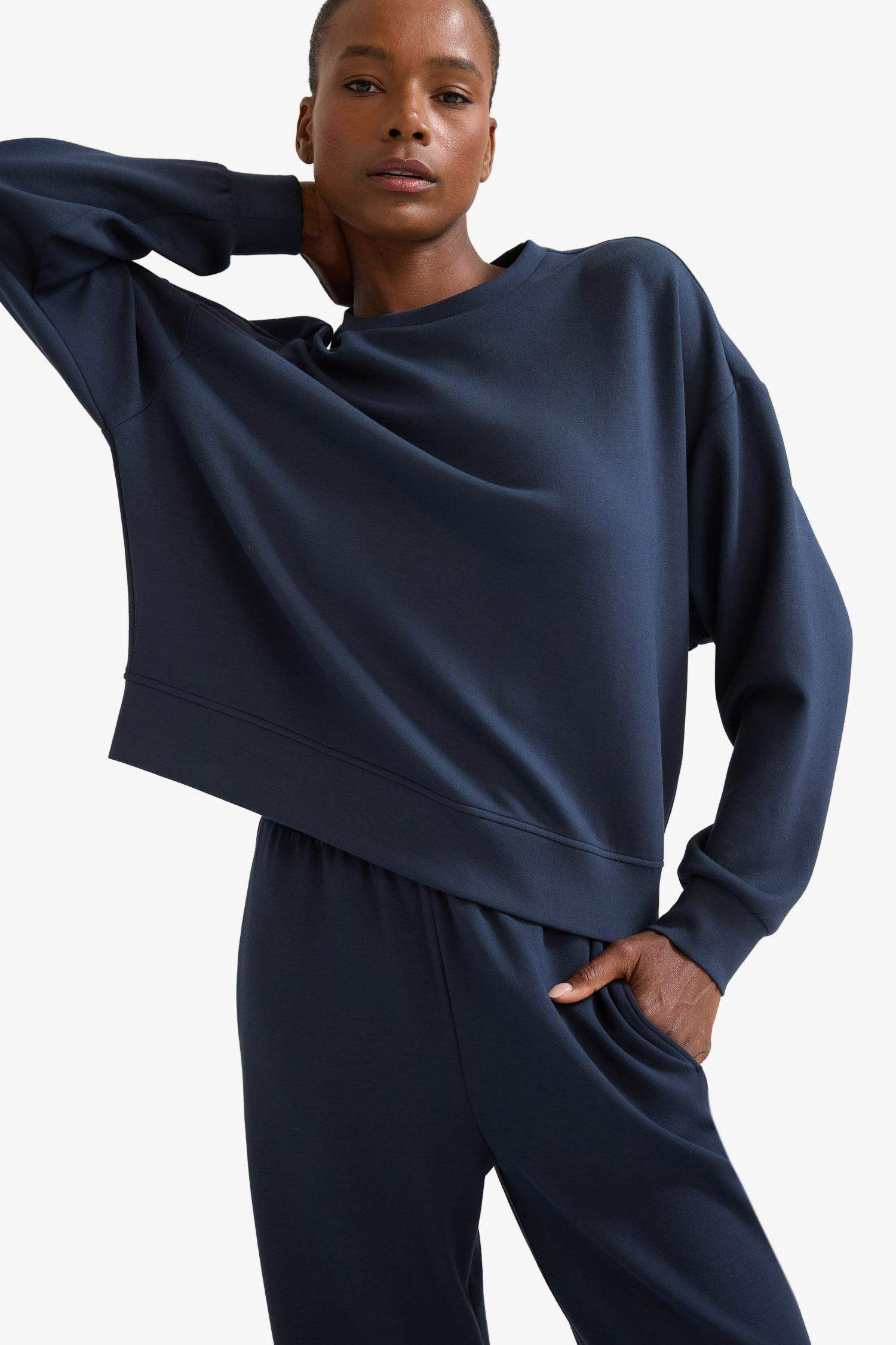 DeFactoFit Oversize Fit Modal Ultra Soft Sweatshirt