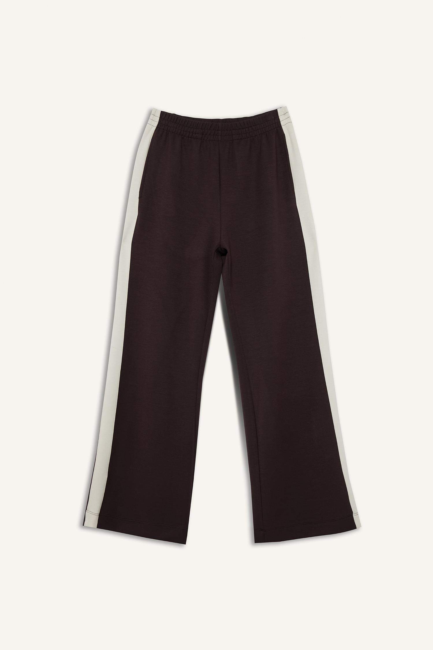 بنطلون سويت بانتس وايد ليج برجل واسع ملمس ناعم من DeFactoFit