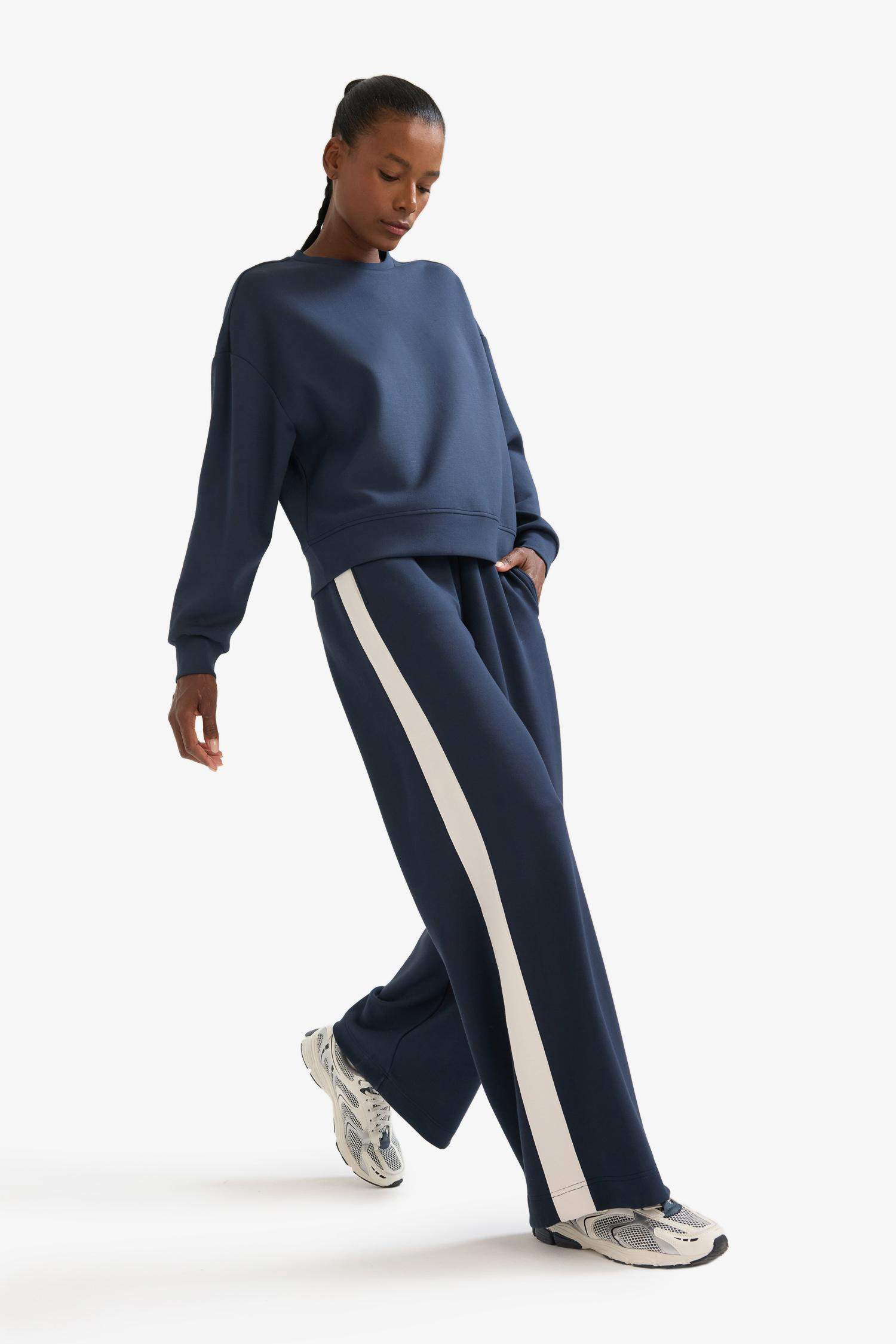 DeFactoFit Wide Leg Geniş Paça Standart Boy Modal Soft Touch Pantolon