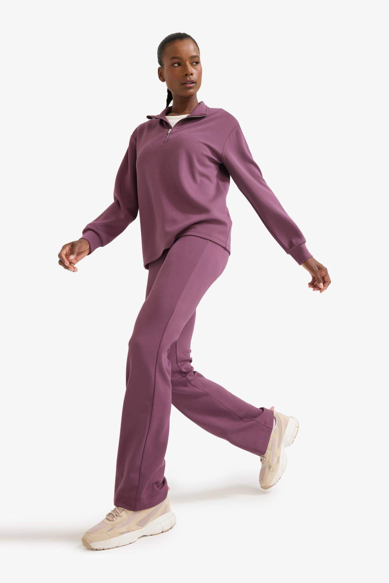 بنطرون بجامة رياضي فلير فيت برجل واسع جارلس من DeFactoFit