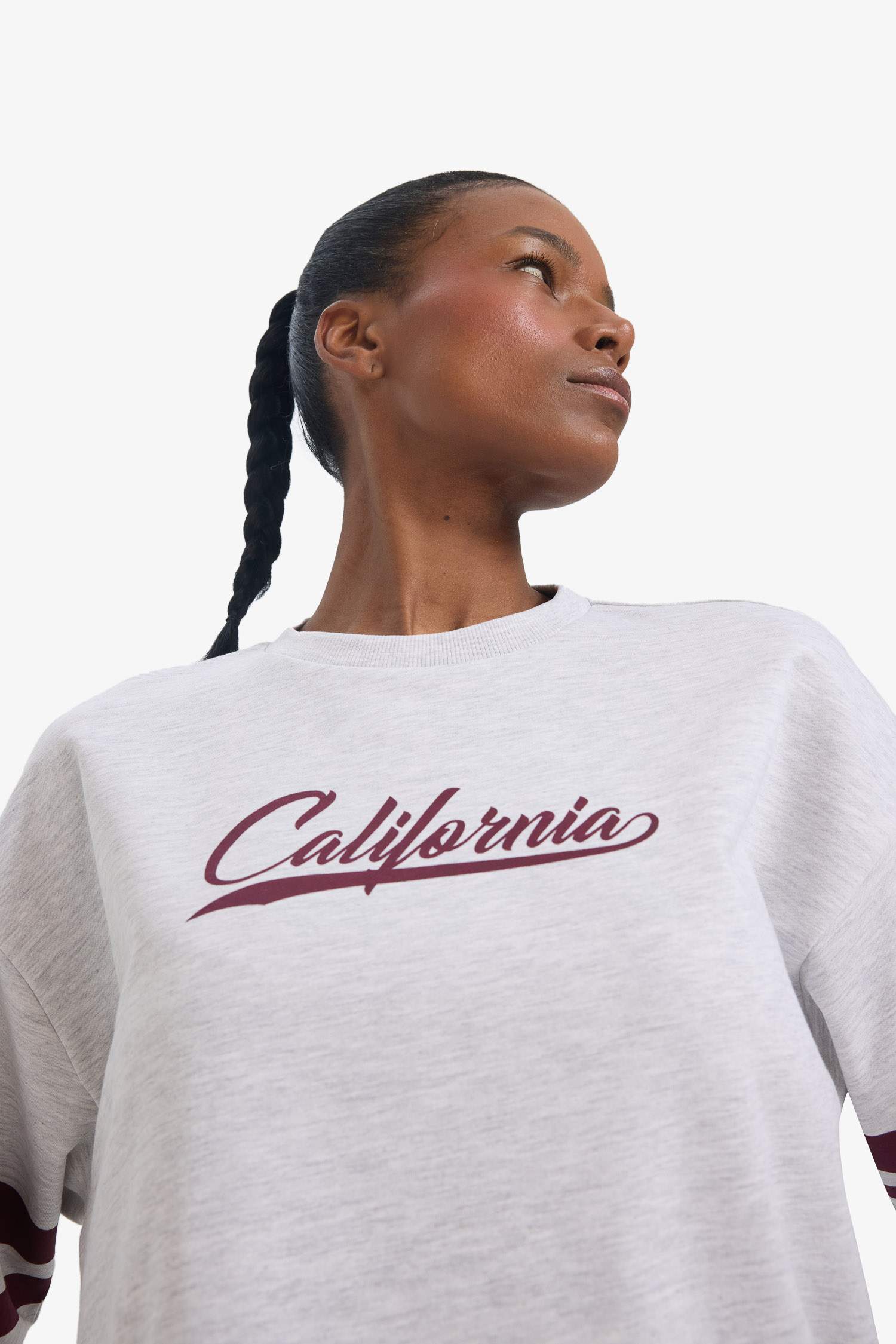 DeFactoFit Crew Neck Sports Printed Sweatshirt