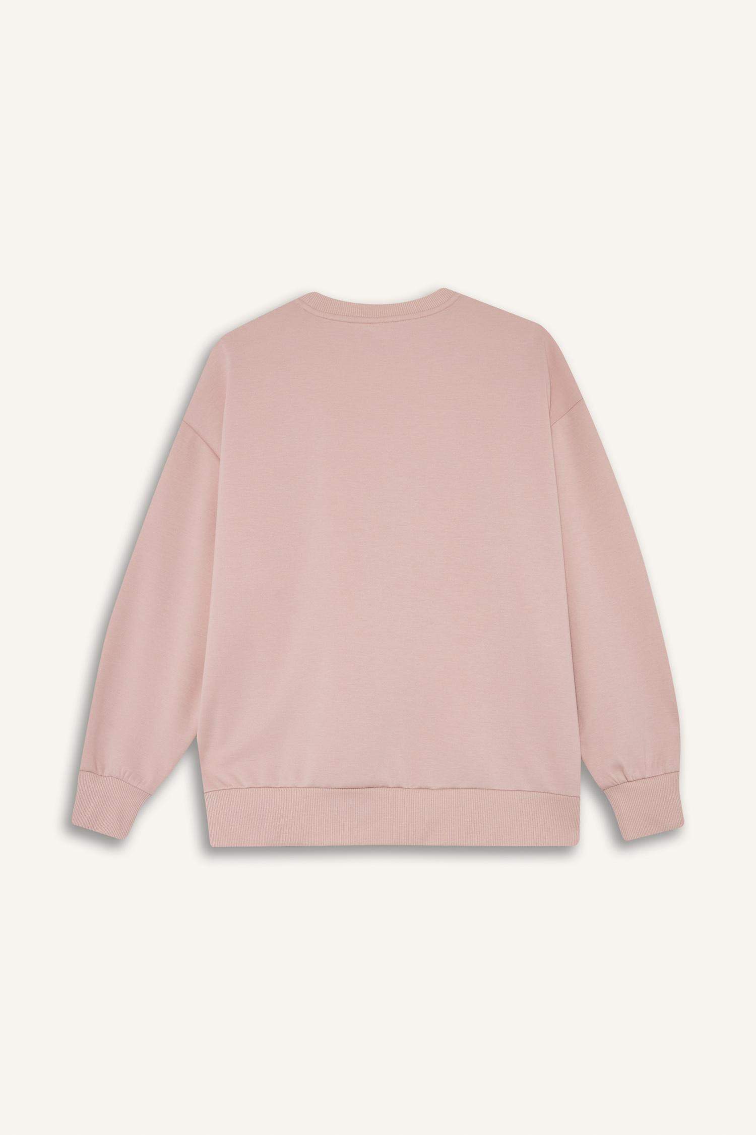 DeFactoFit Oversize Fit Scuba Fabric Sports Sweatshirt