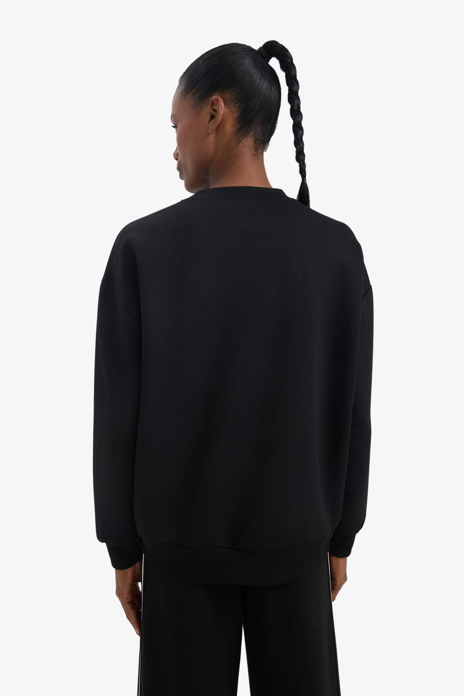 DeFactoFit Oversize Fit Printed Scuba Fabric Sports Sweatshirt