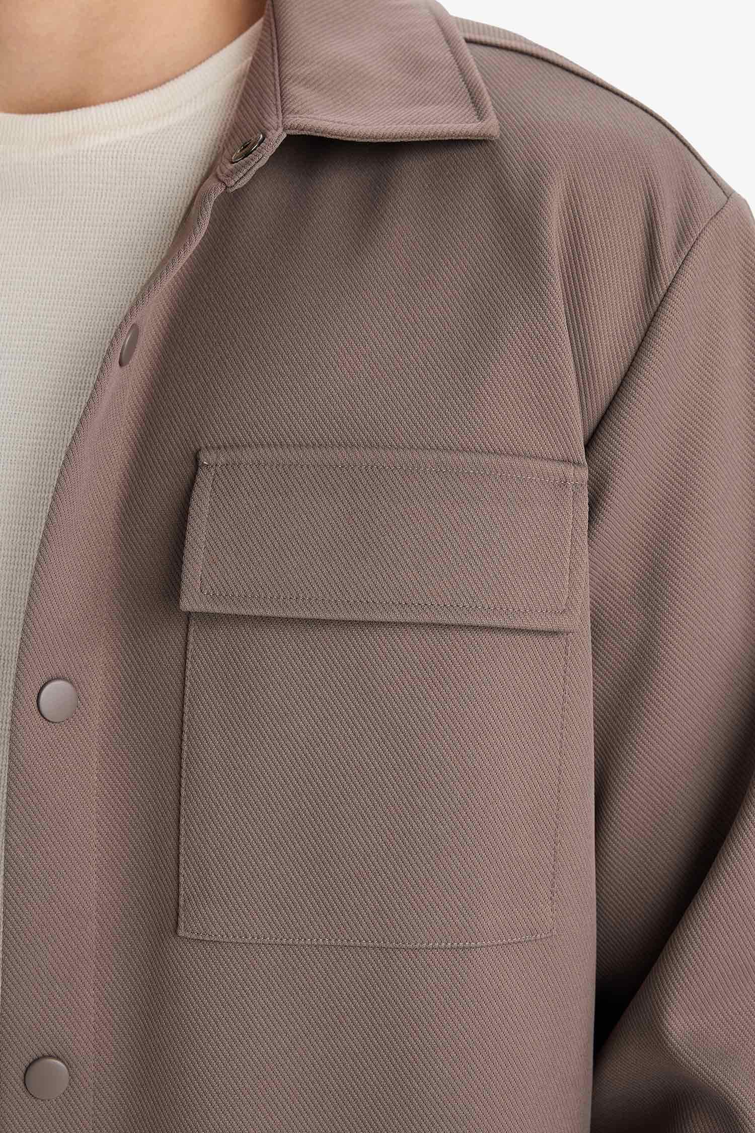 قميص تويل كم طويل قصة عادية