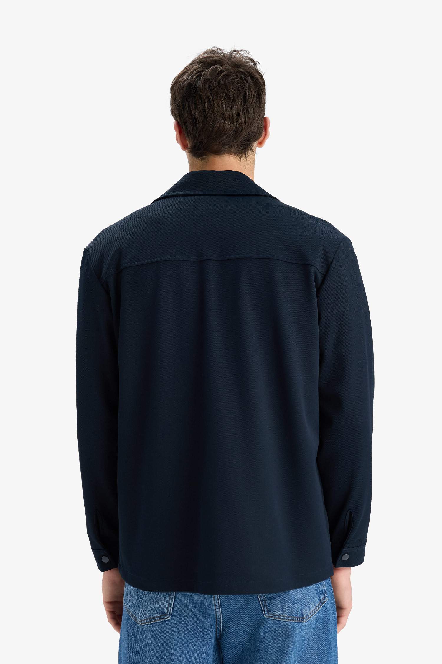 Regular Fit Long Sleeve Twill Shirt