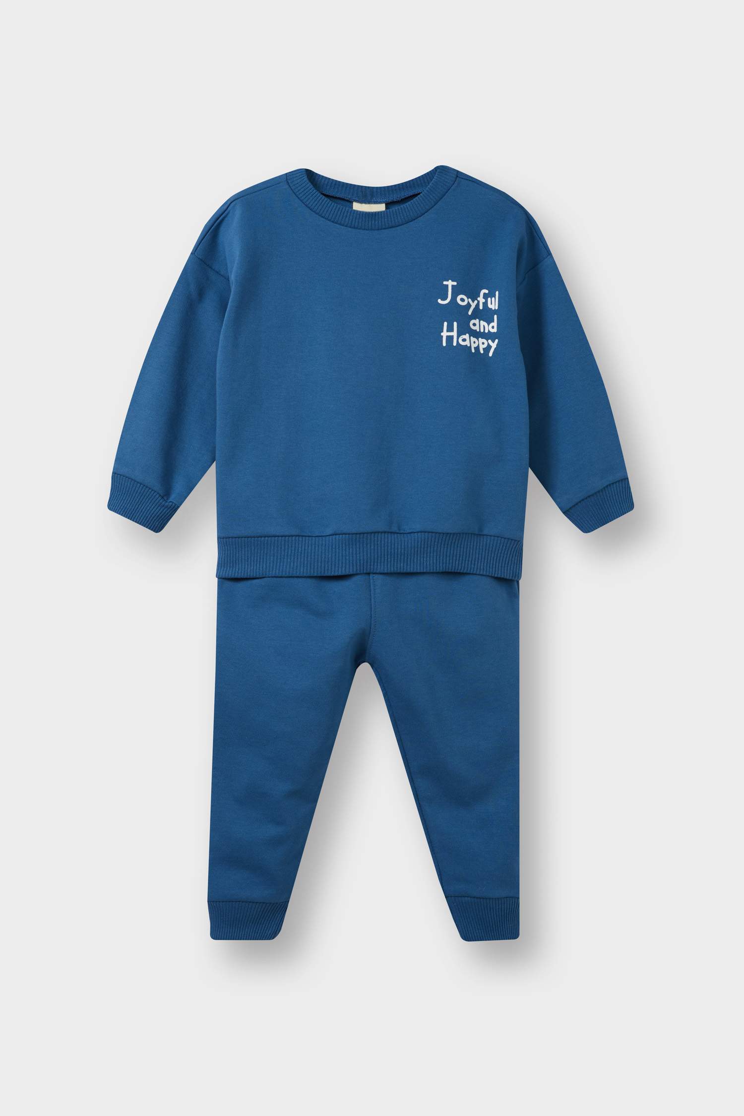 Baby Boy Basic Sweatshirt Sweatpants 2 Piece Set