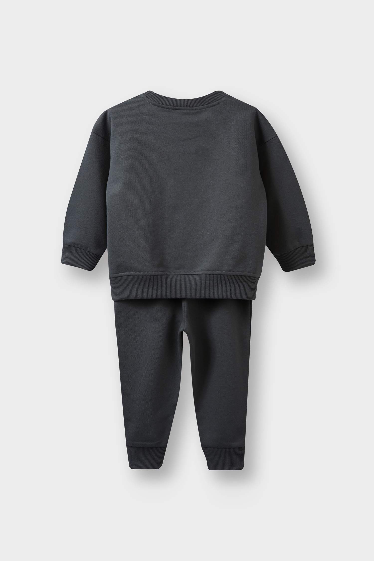 Erkek Bebek 2'li Takım Baskılı Sweatshirt Eşofman Altı