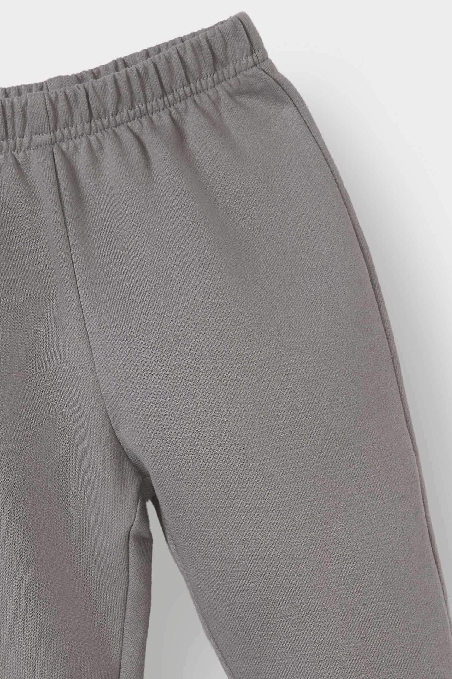 Erkek Bebek 2'li Takım Baskılı Sweatshirt Eşofman Altı