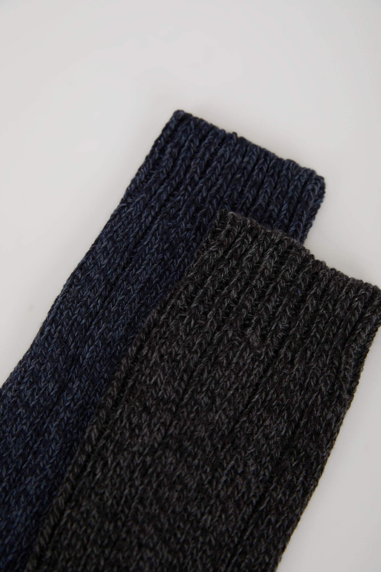 جوارب شتوية رجالي صوفي - قطعتين