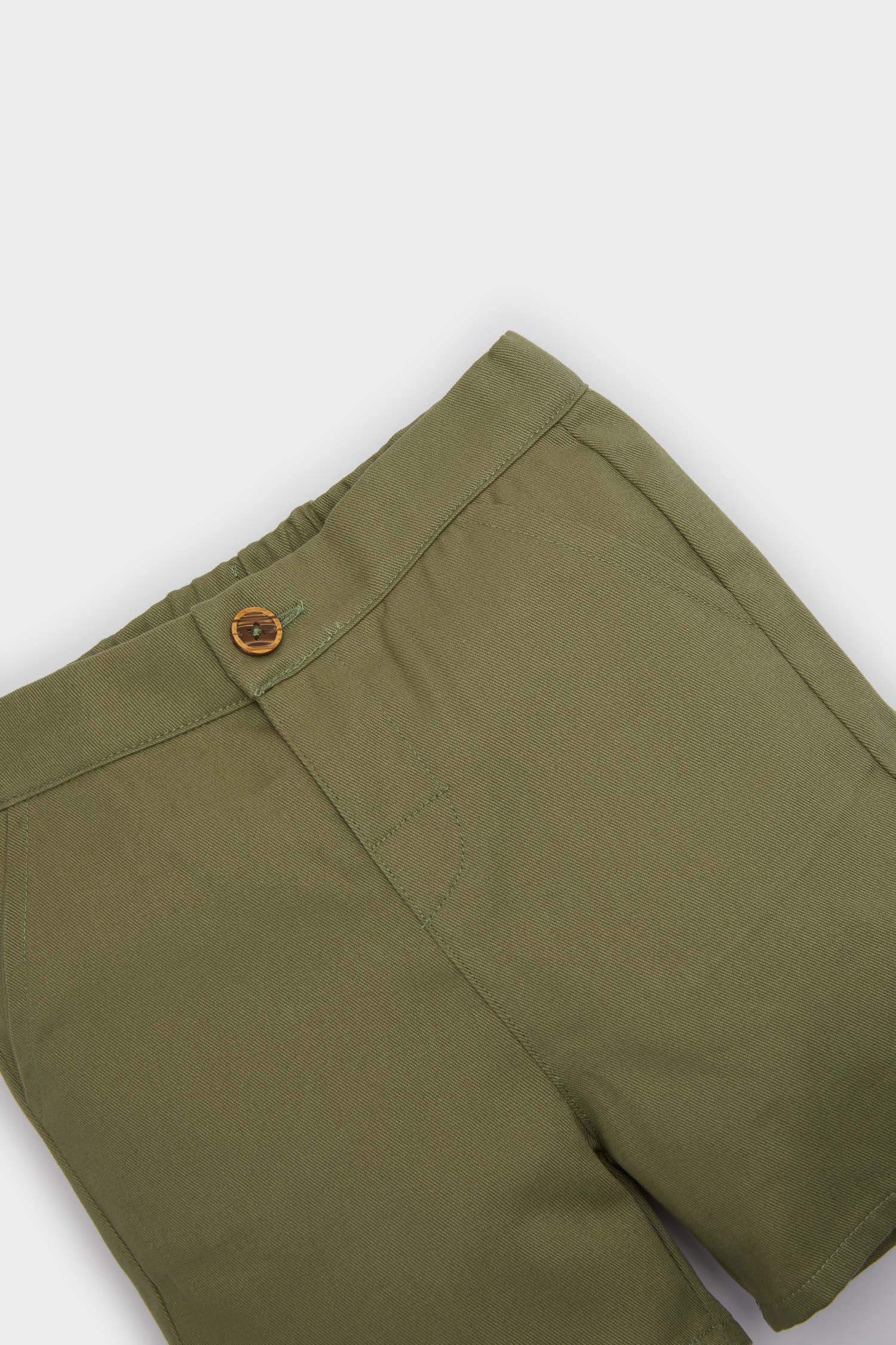 Baby Boy Regular Fit Elastic Band Shorts