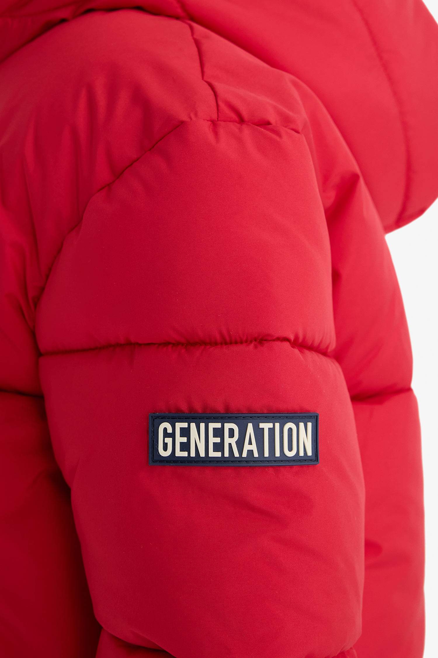 Boy Waterproof Hooded Zippered Puffer Jacket