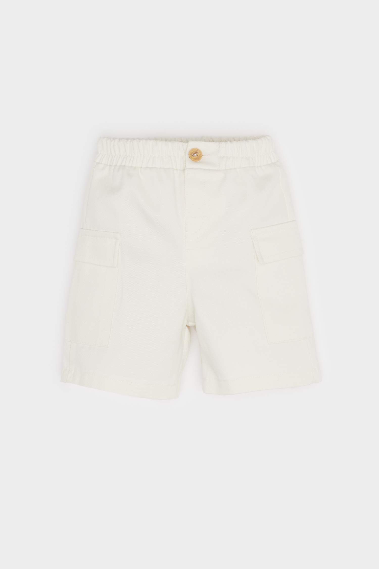 Erkek Bebek 2'li Takım Kaplan Baskılı Kısa Kollu Tişört Beli Lastikli Şort