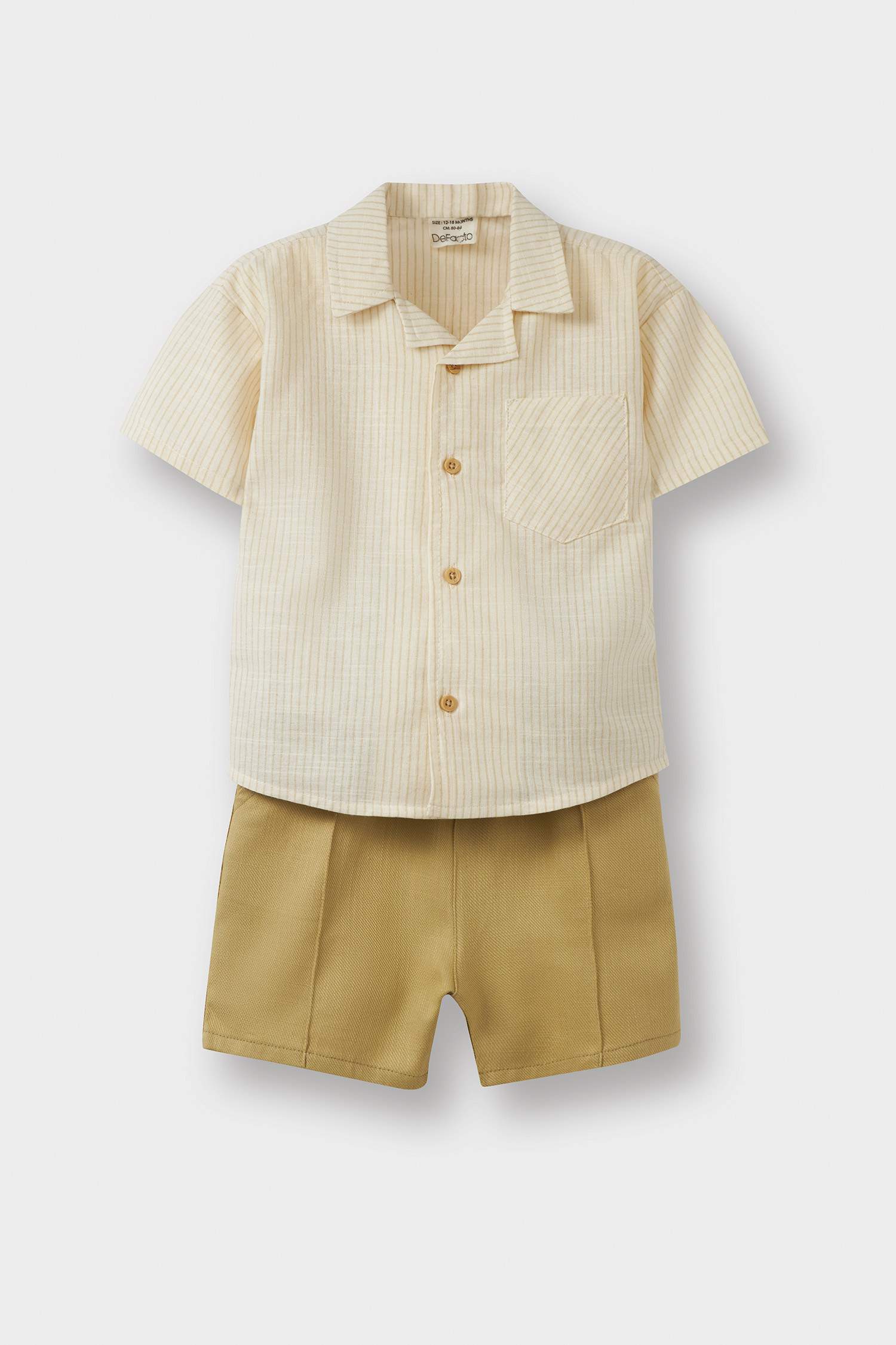 طقم قطن اولادي قصة عادية من قطعتين