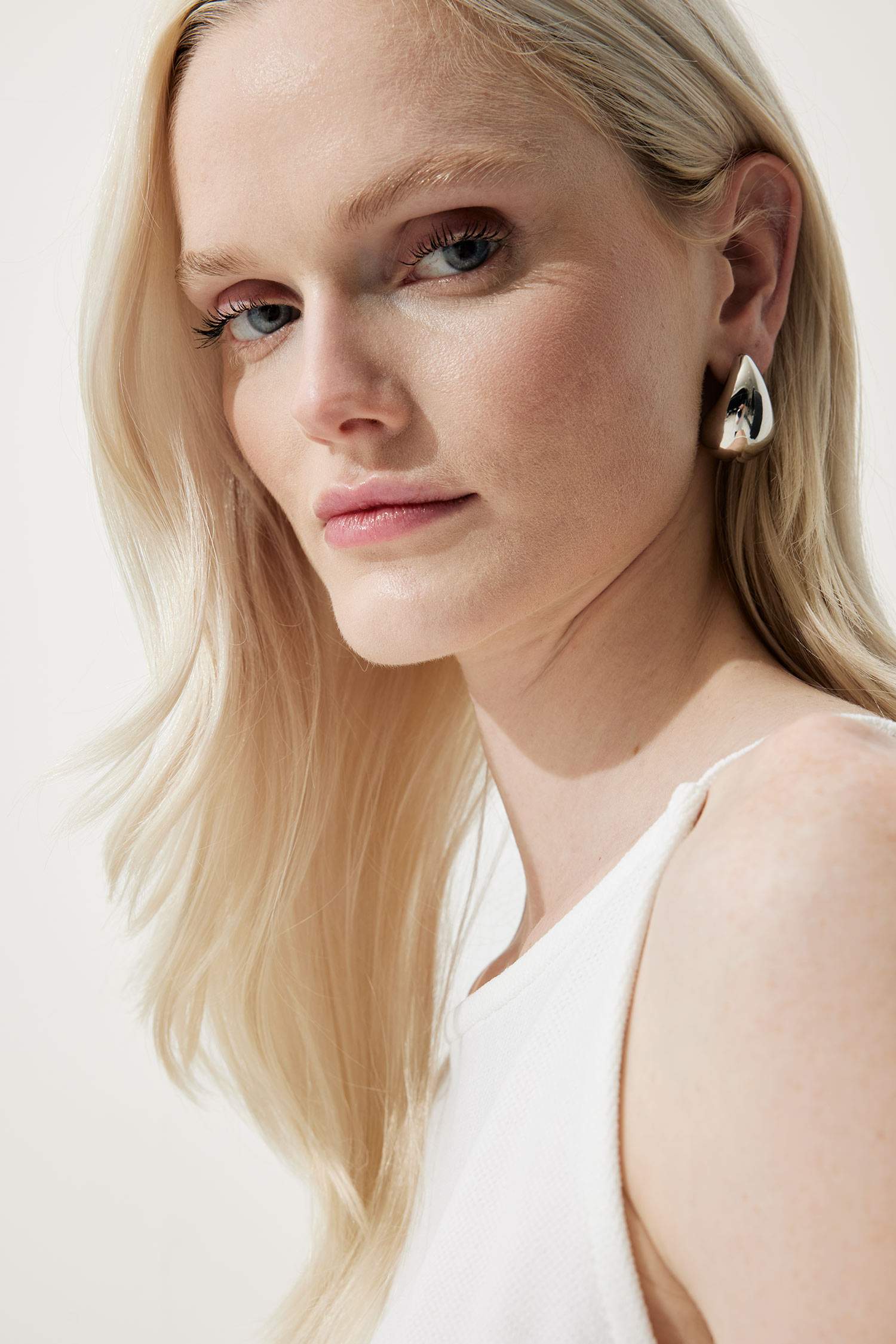 Woman 3 Piece Silver Earrings