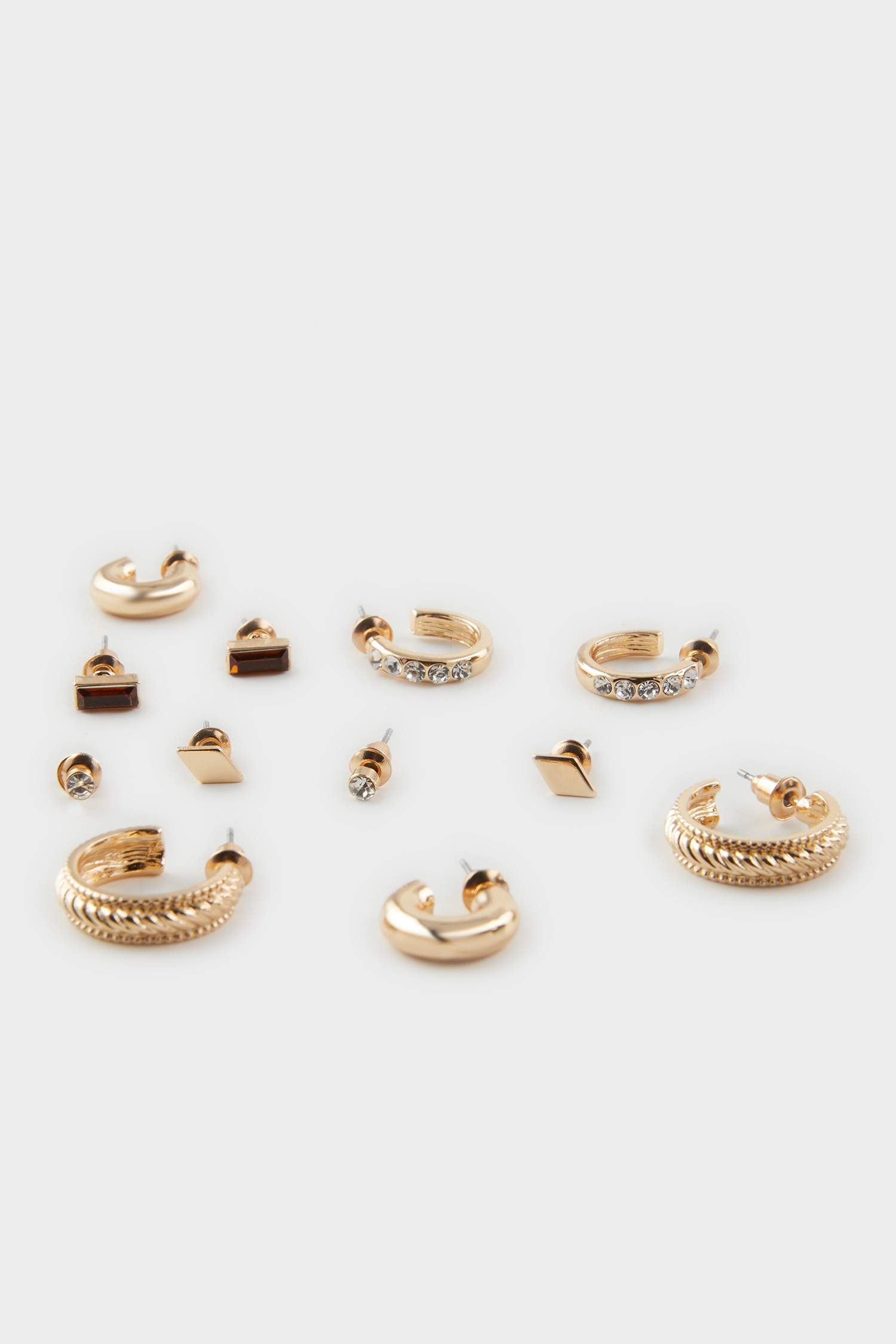 Kadın 6'lı Gold Küpe