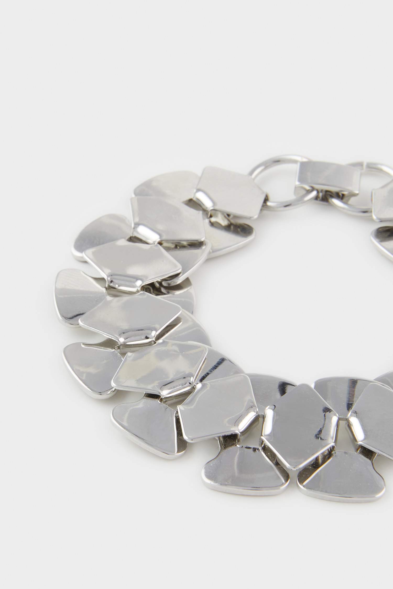 Kadın Kalın Silver Bileklik