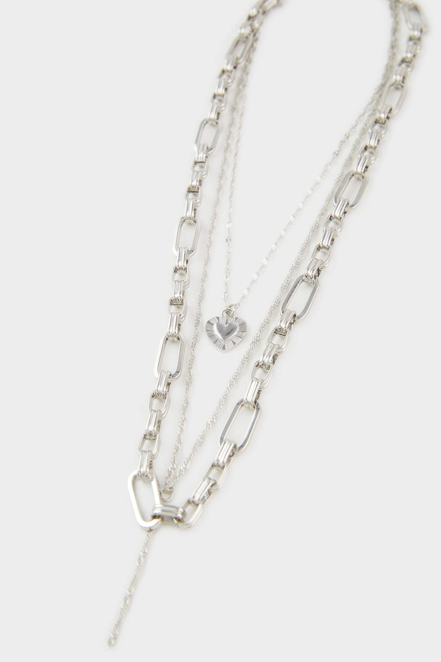 Kadın 3'lü Y Sallantılı Silver Kolye