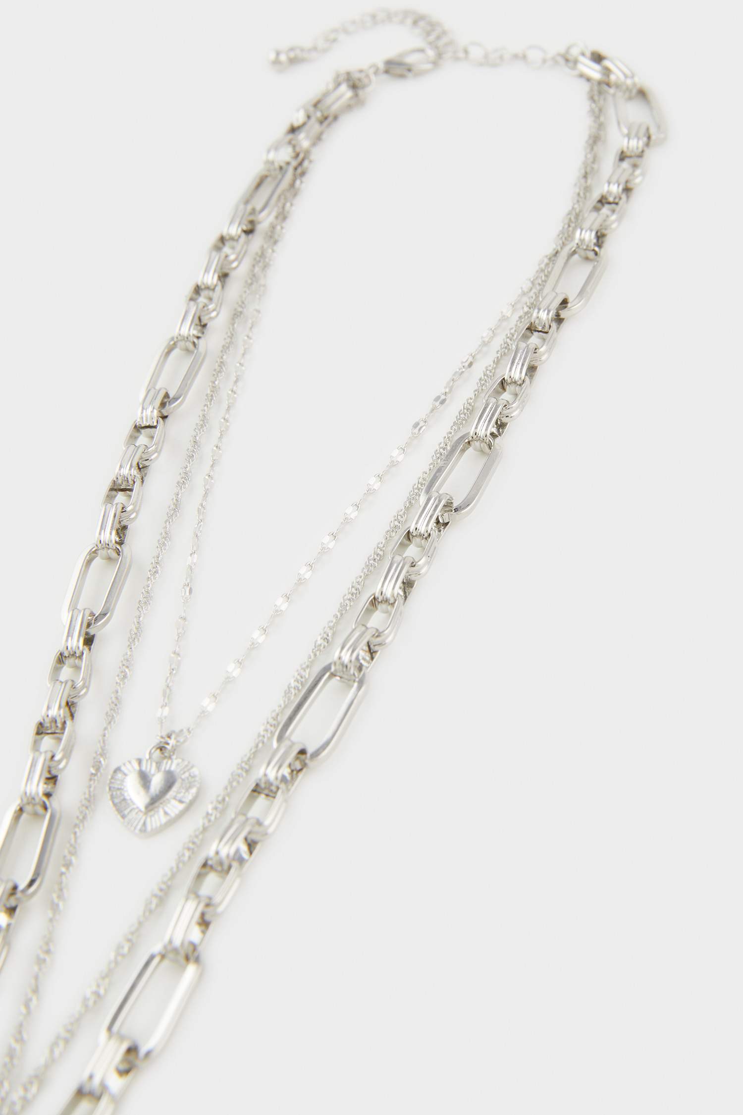 Kadın 3'lü Y Sallantılı Silver Kolye