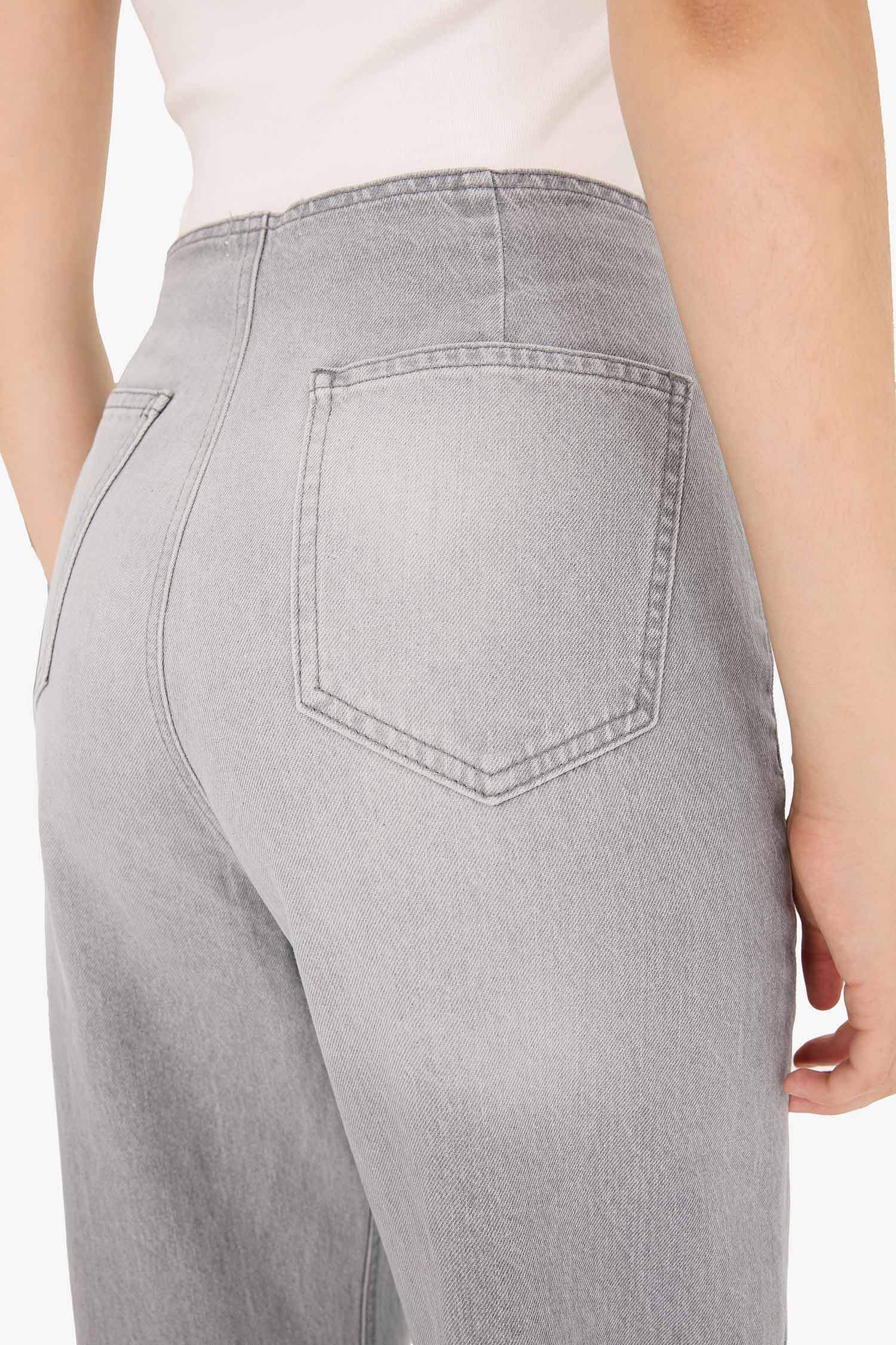 90's Wide Leg Yüksek Bel Uzun Jean Pantolon