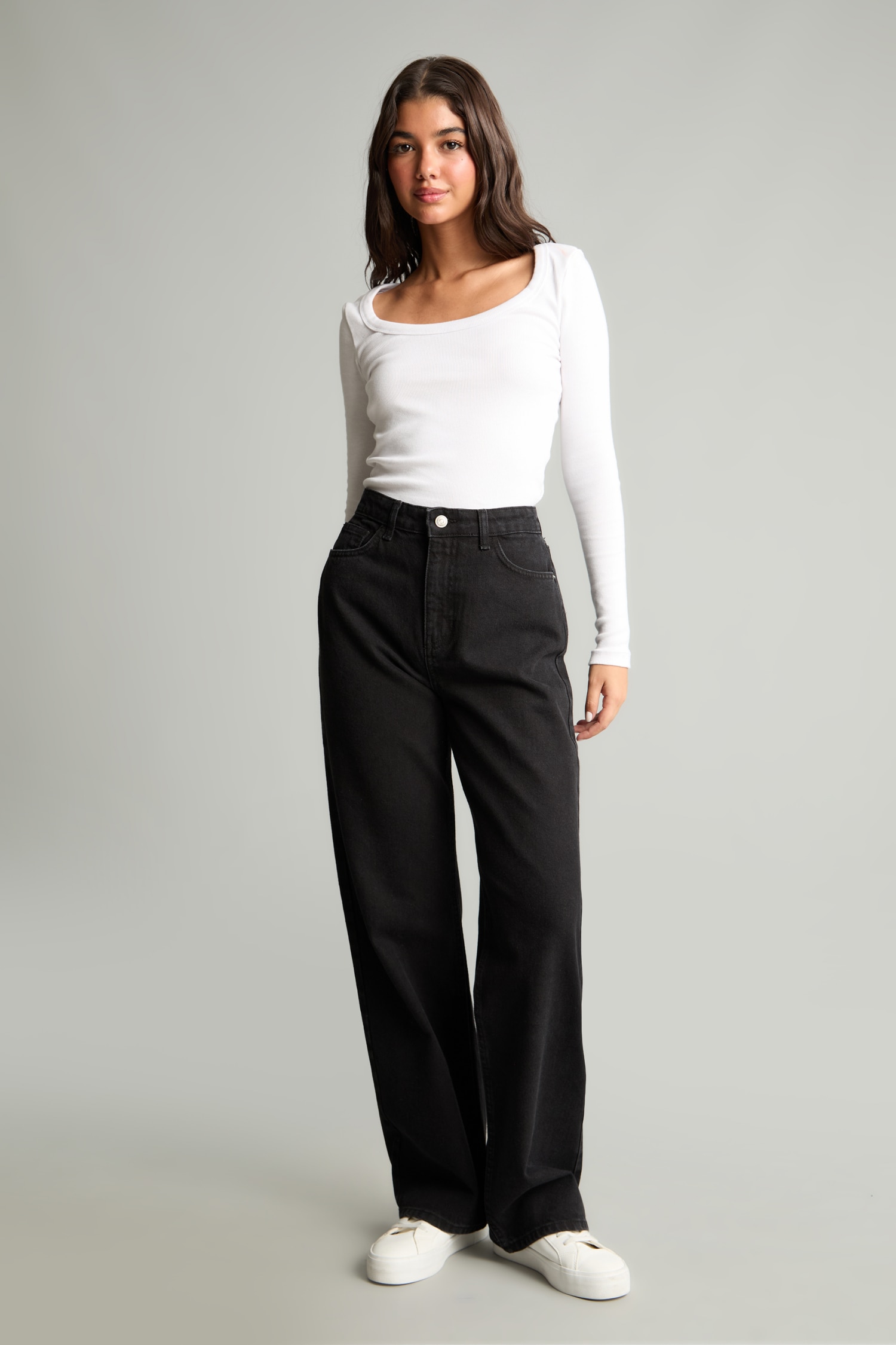 DeFacto Wide Leg Yüksek Bel Jean Pantolon